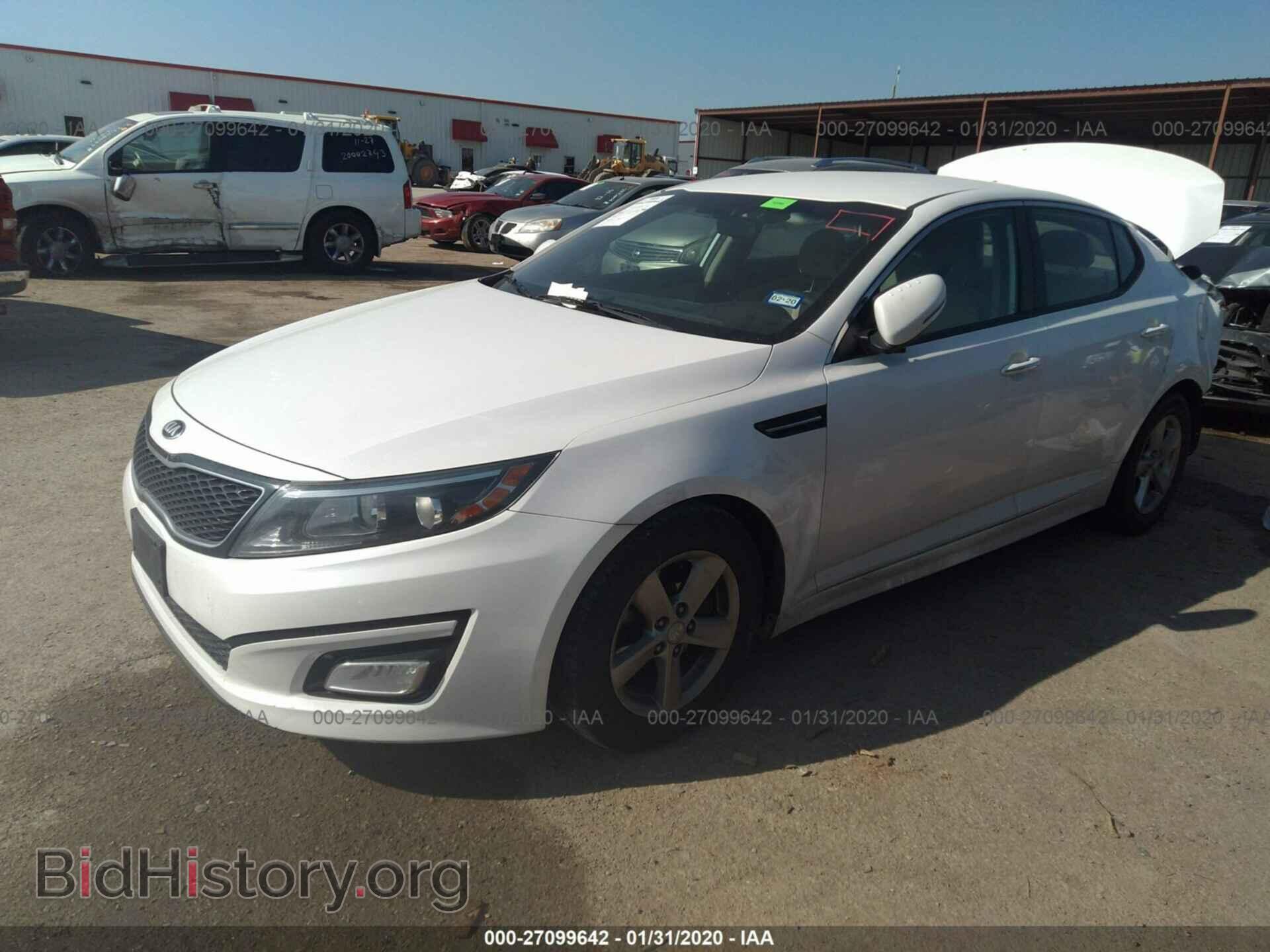 2015 KIA OPTIMA - VIN: KNAGM4A78F5593637 - Photo 2