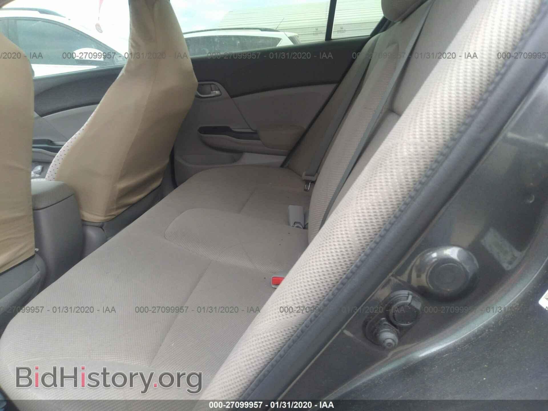 2012 HONDA CIVIC - VIN: 2HGFB2F56CH602213 - Фото 8