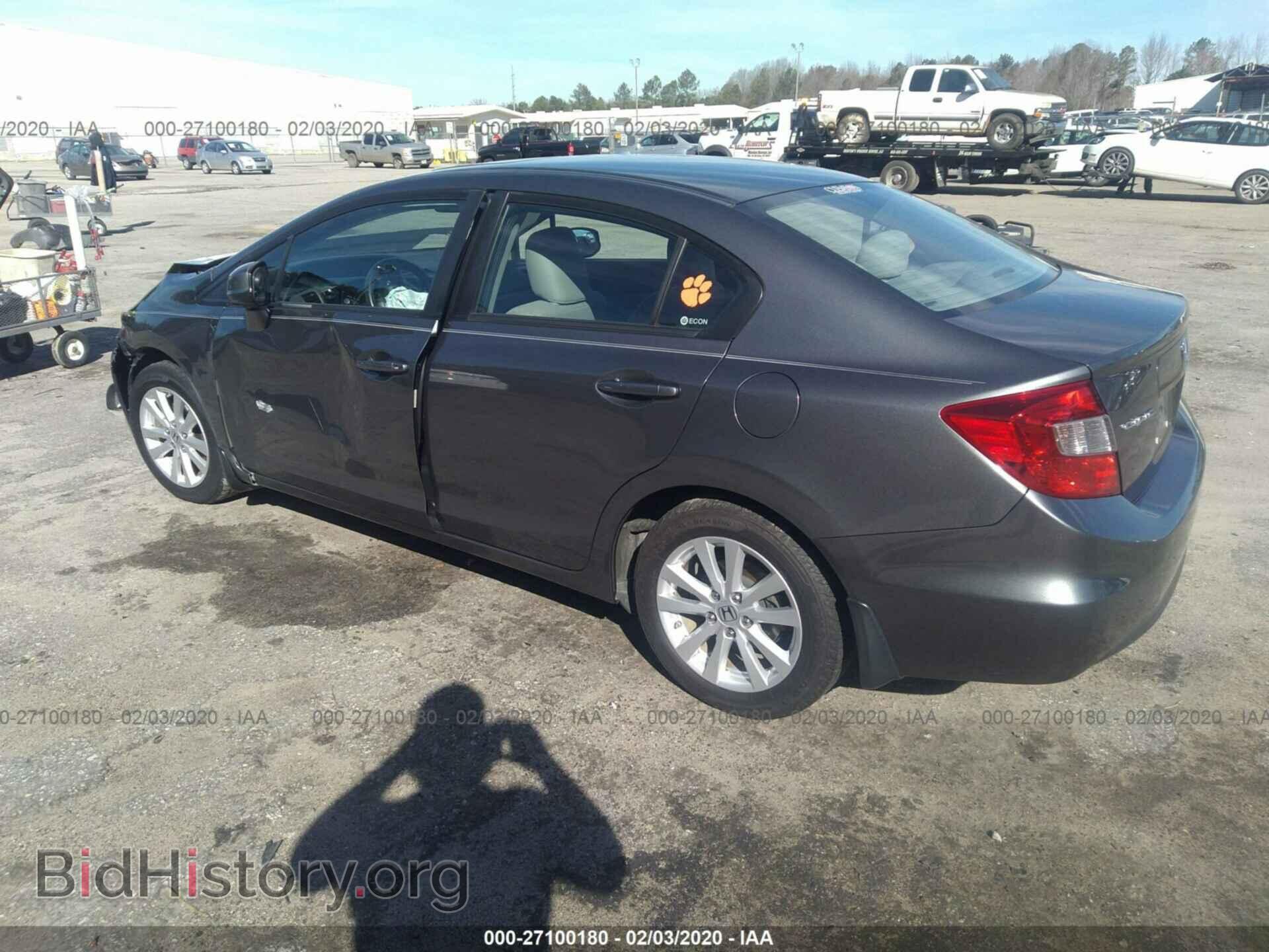 2012 HONDA CIVIC - VIN: 2HGFB2F86CH318025 - Фото 3