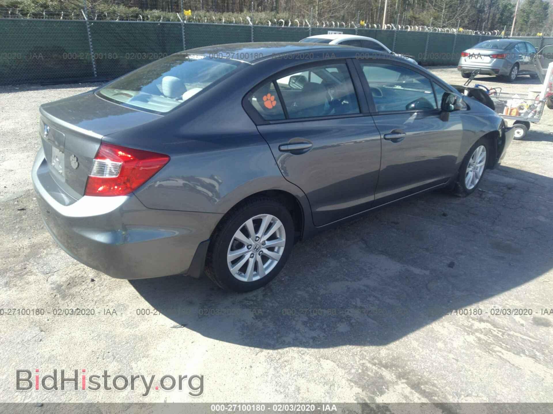 2012 HONDA CIVIC - VIN: 2HGFB2F86CH318025 - Фото 4
