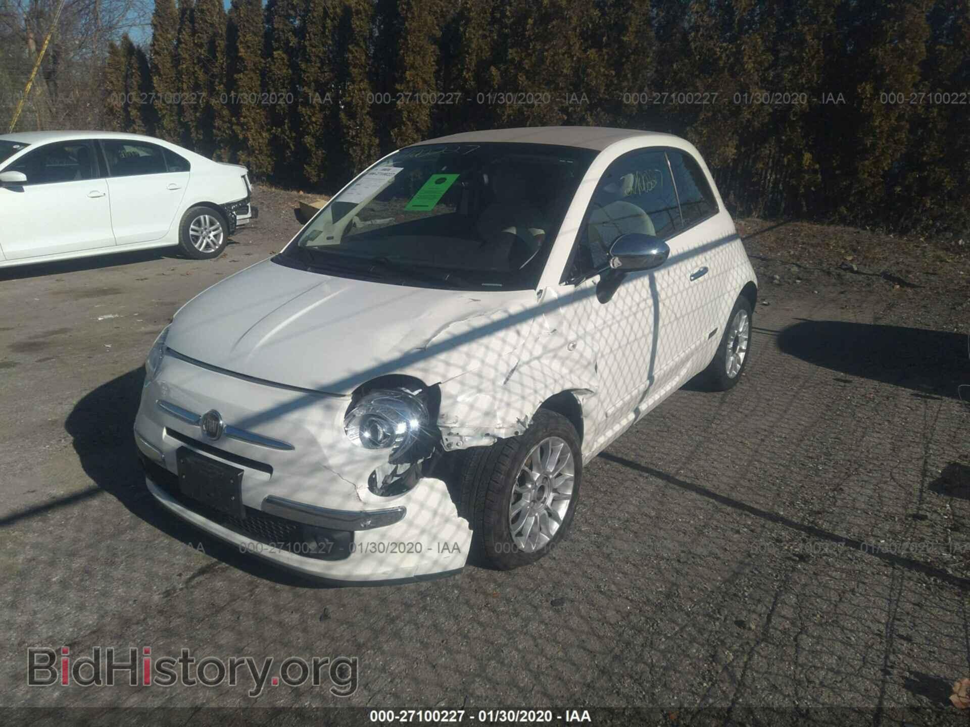 2012 FIAT 500 - VIN: 3C3CFFER2CT381397 - Фото 2