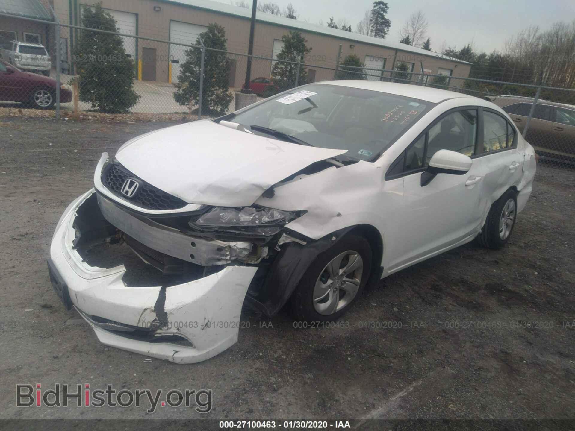 2014 HONDA CIVIC - VIN: 2HGFB2F59EH500892 - Фото 2