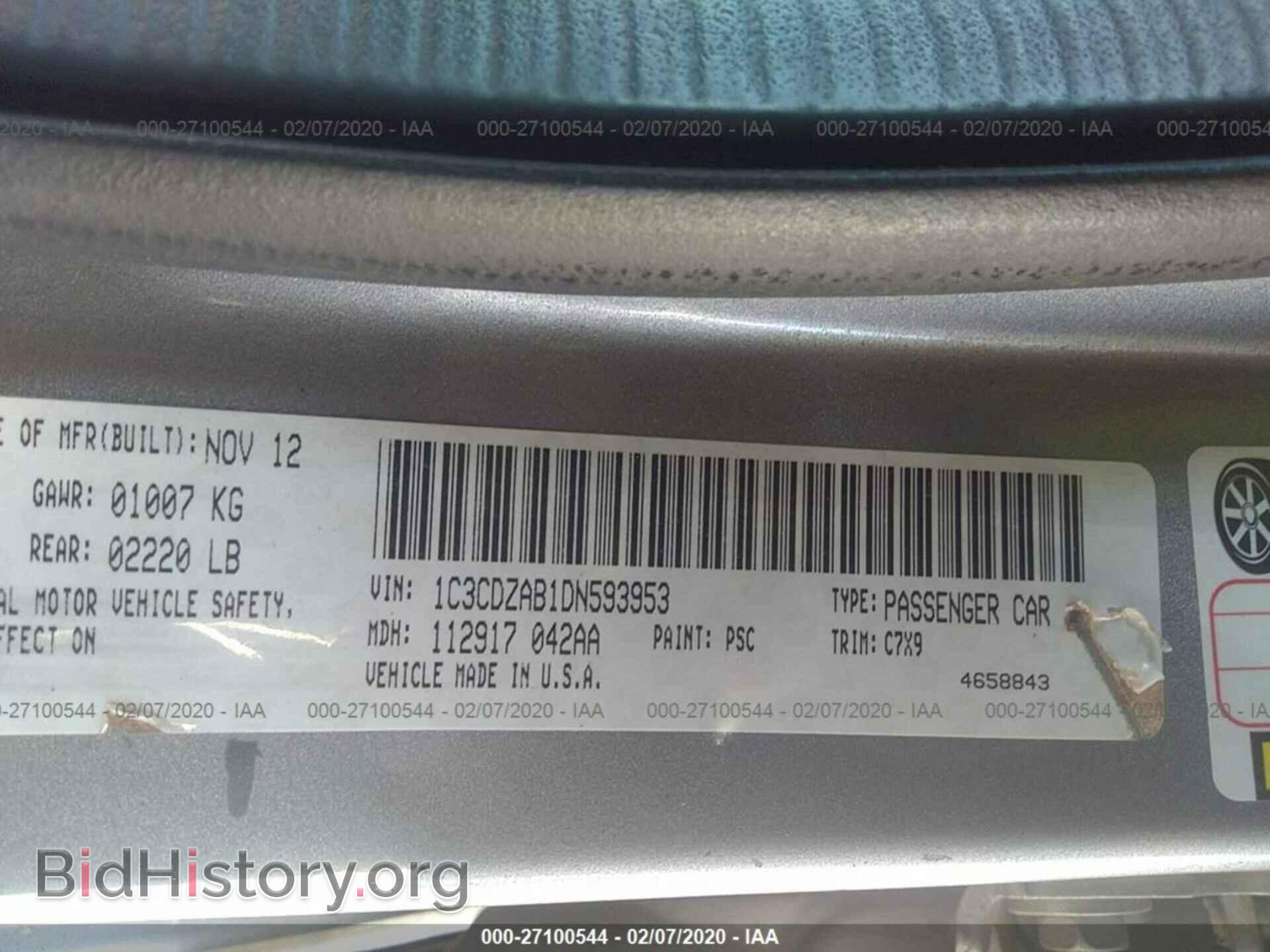 2013 DODGE AVENGER - VIN: 1C3CDZAB1DN593953 - Photo 9