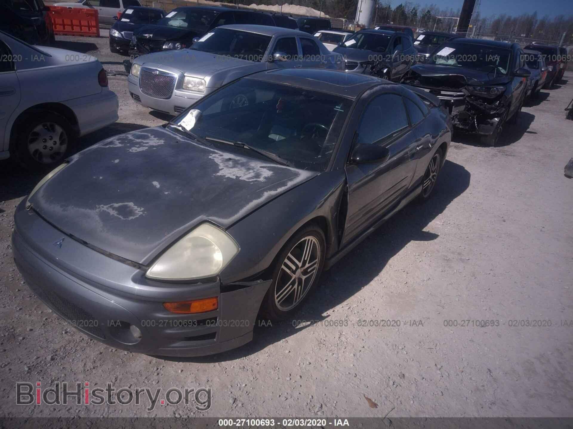 2004 MITSUBISHI ECLIPSE - VIN: 4A3AC74H64E050606 - Фото 2