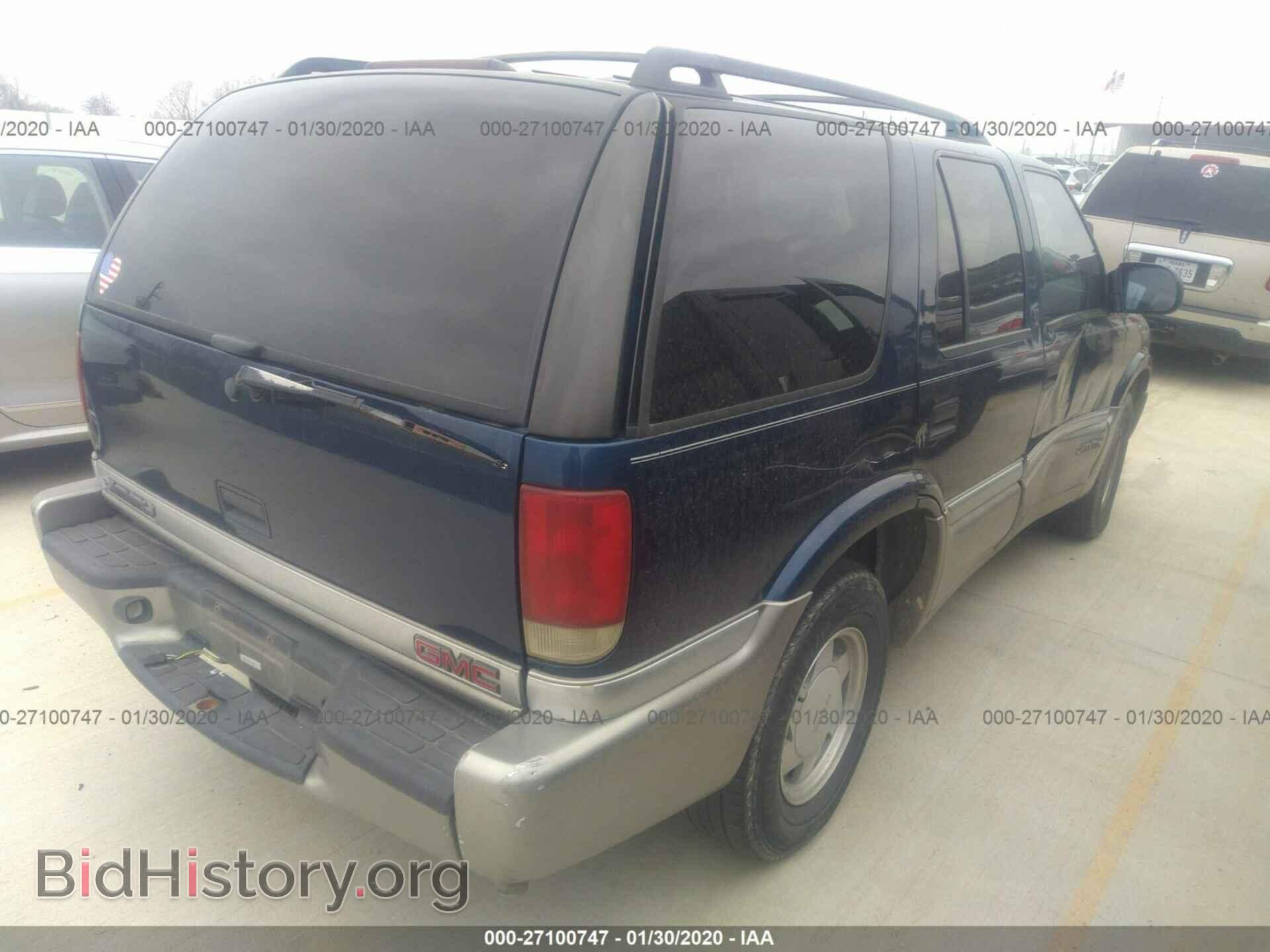 2001 GMC JIMMY - VIN: 1GKCS13W012209469 - Фото 4