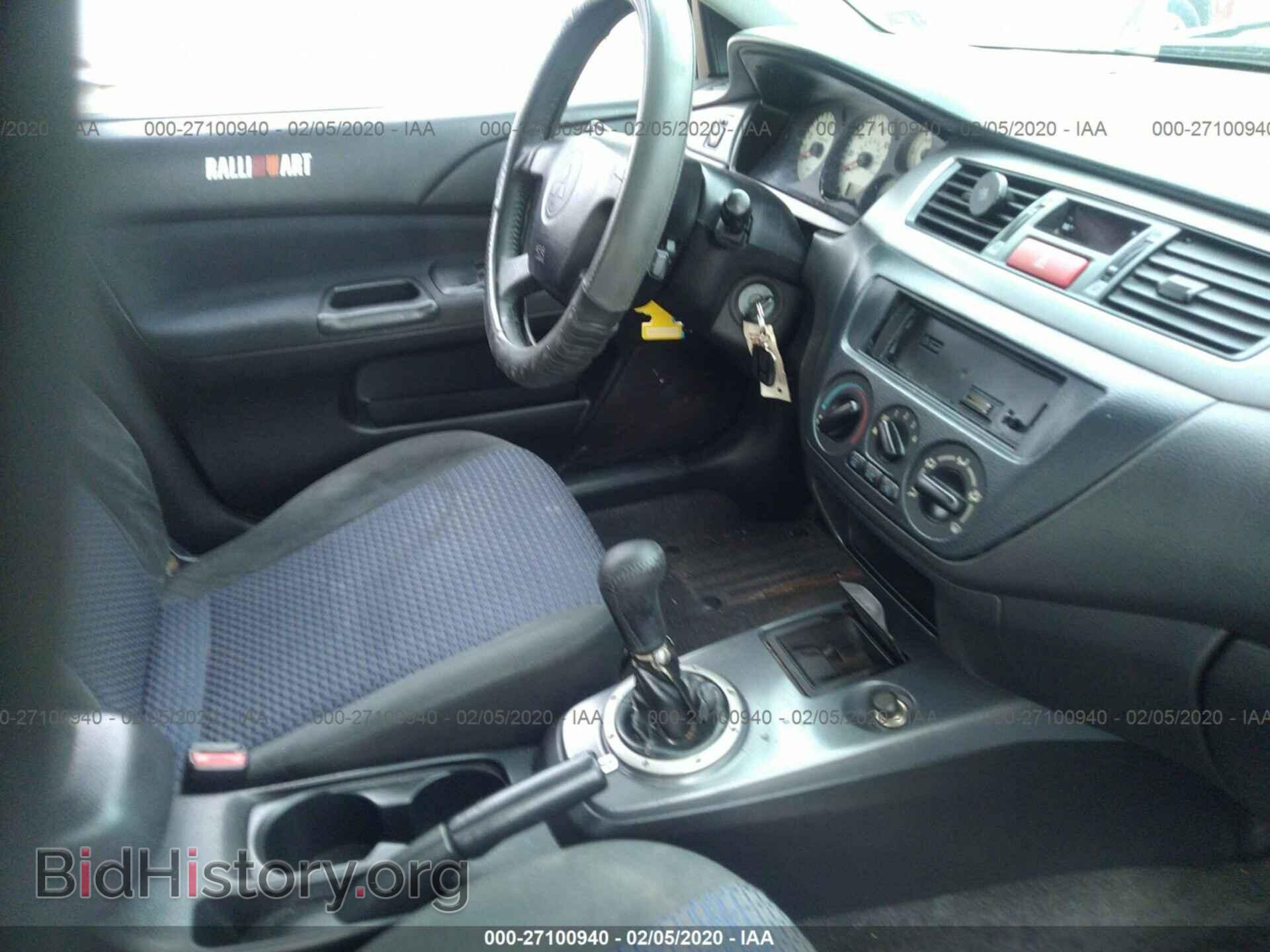 2003 MITSUBISHI LANCER - VIN: JA3AJ86E63U099258 - Фото 5