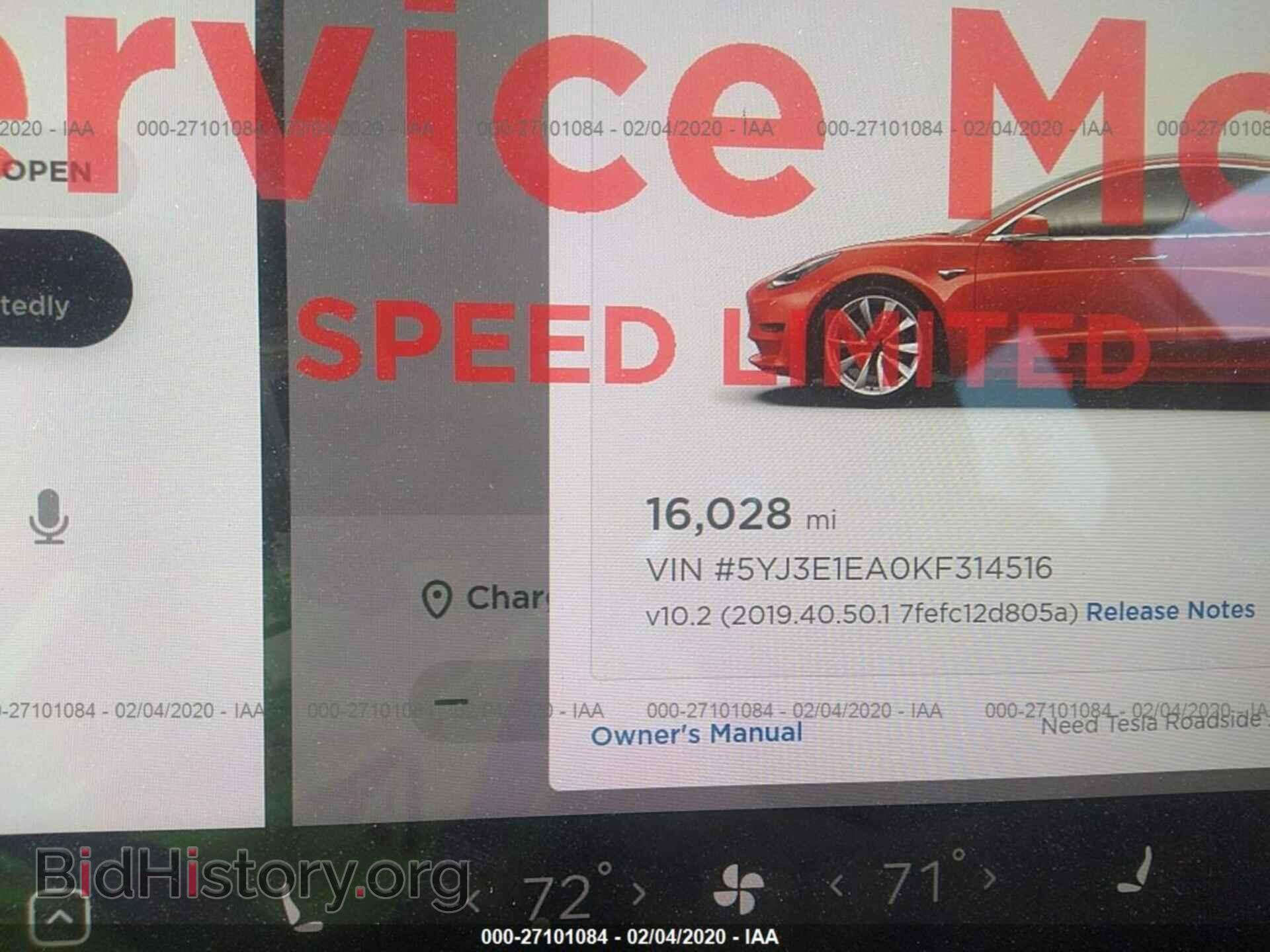 2019 TESLA MODEL 3 - VIN: 5YJ3E1EA0KF314516 - Photo 7