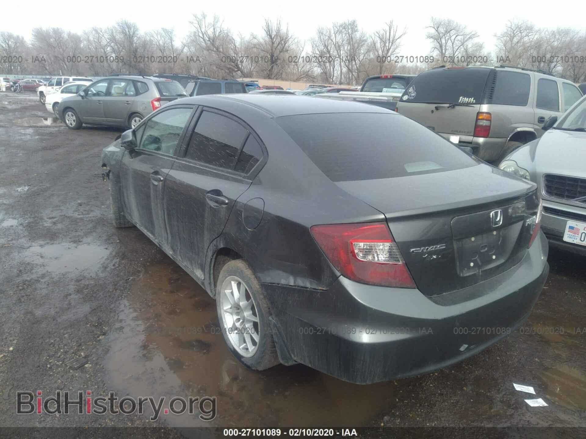 2012 HONDA CIVIC - VIN: 2HGFB2F53CH573186 - Фото 3