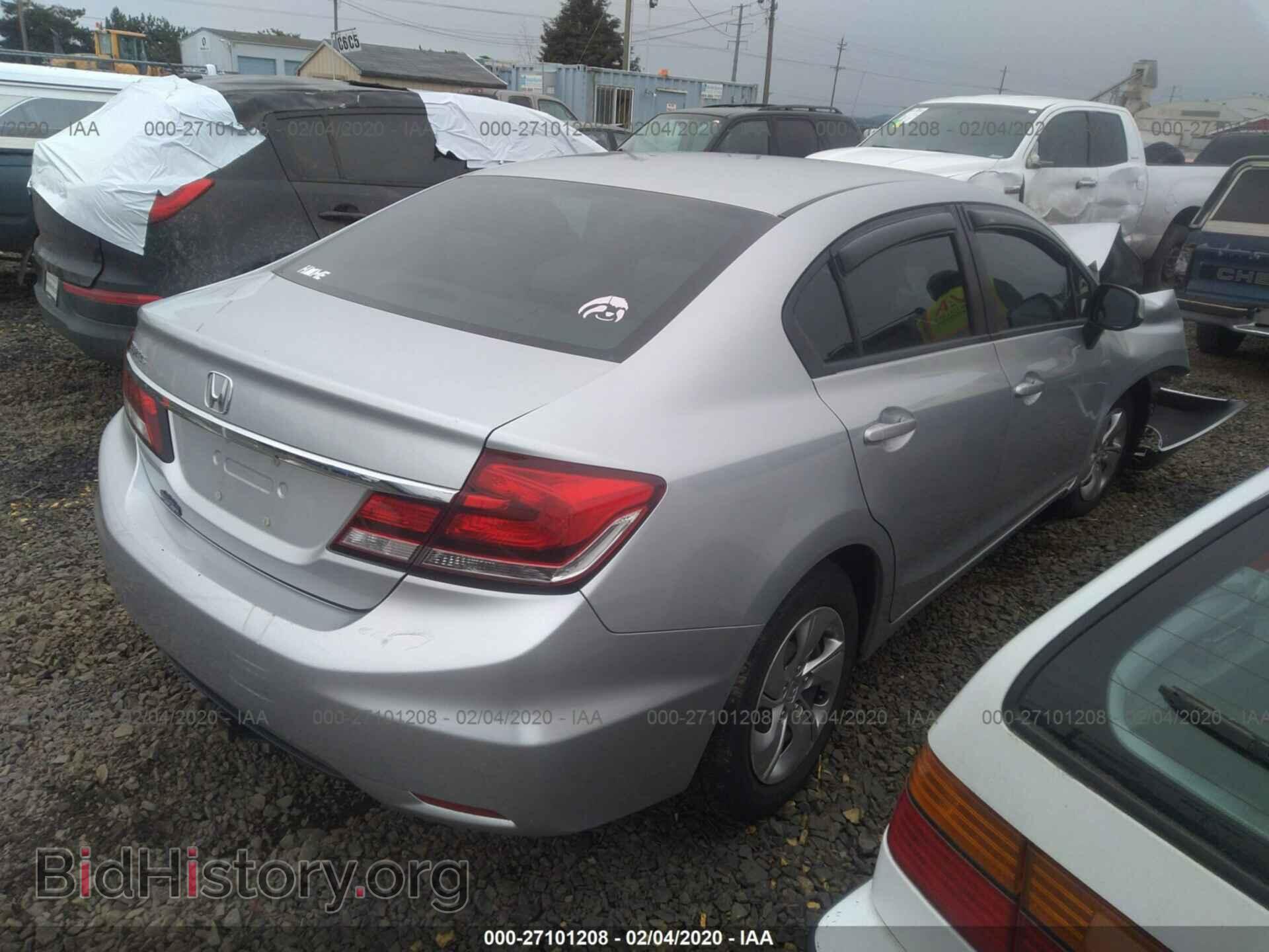 2013 HONDA CIVIC - VIN: 2HGFB2F50DH501976 - Фото 4