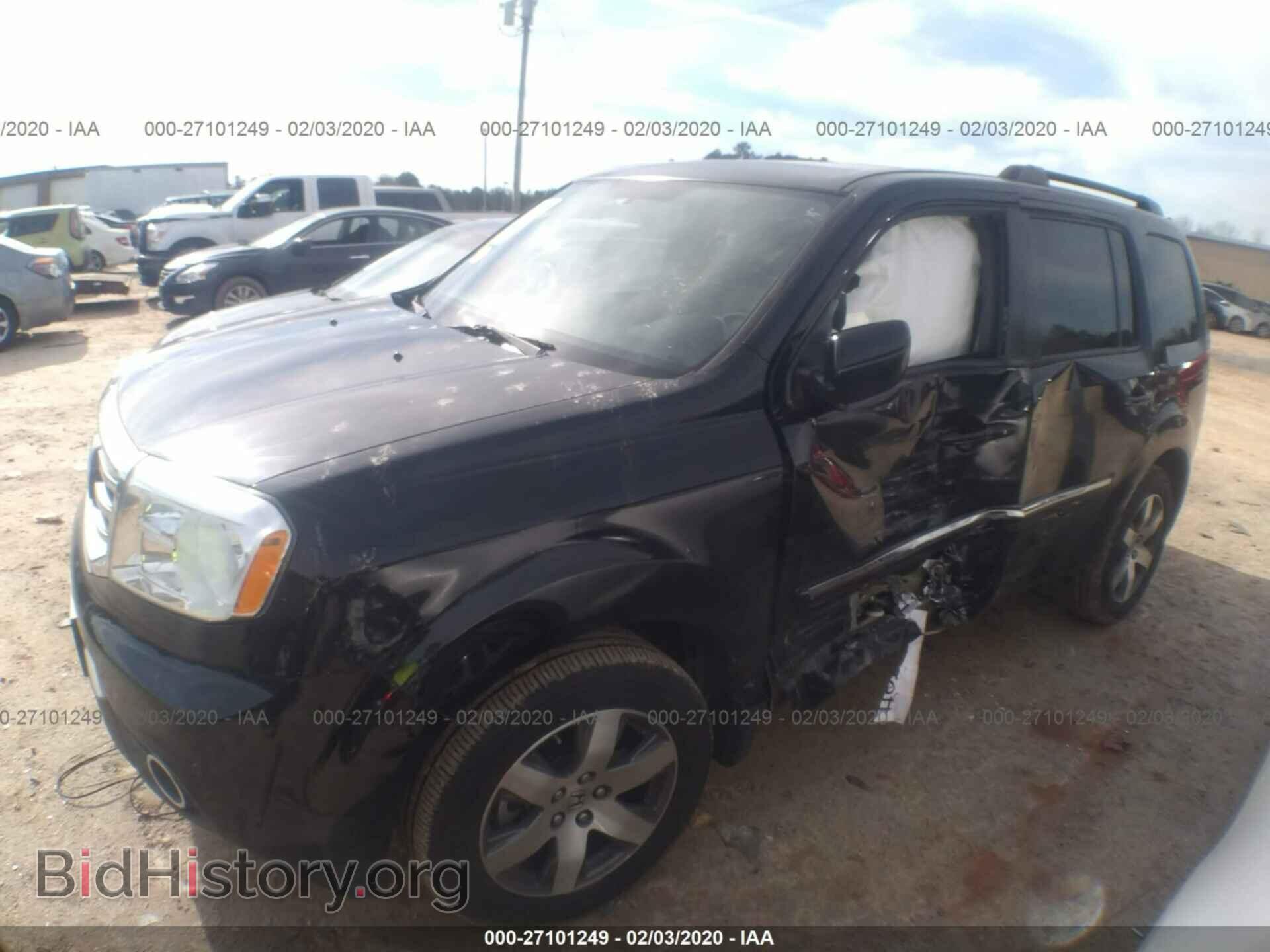 2013 HONDA PILOT - VIN: 5FNYF3H96DB033405 - Фото 2