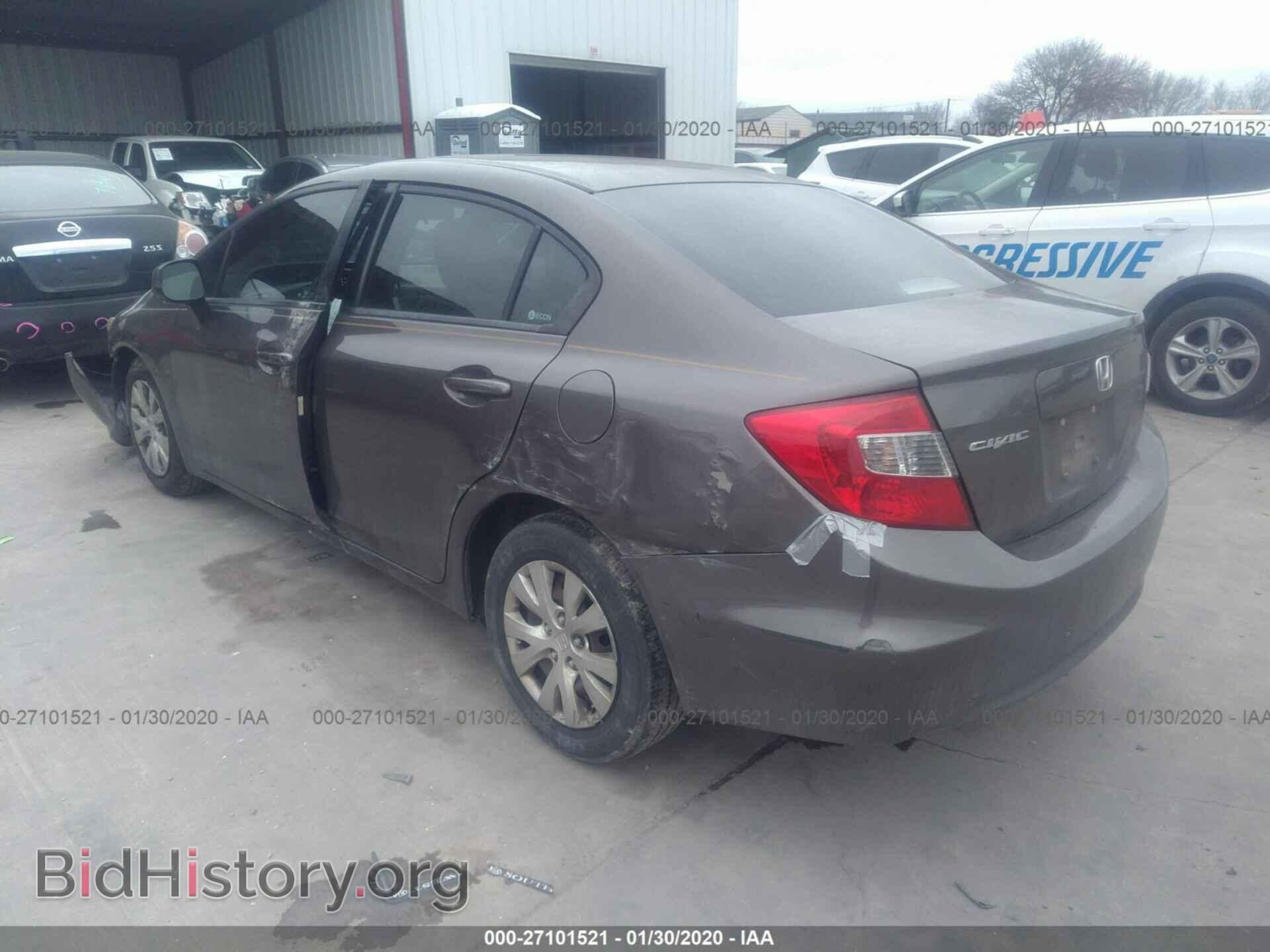 2012 HONDA CIVIC - VIN: 2HGFB2F56CH549903 - Фото 3