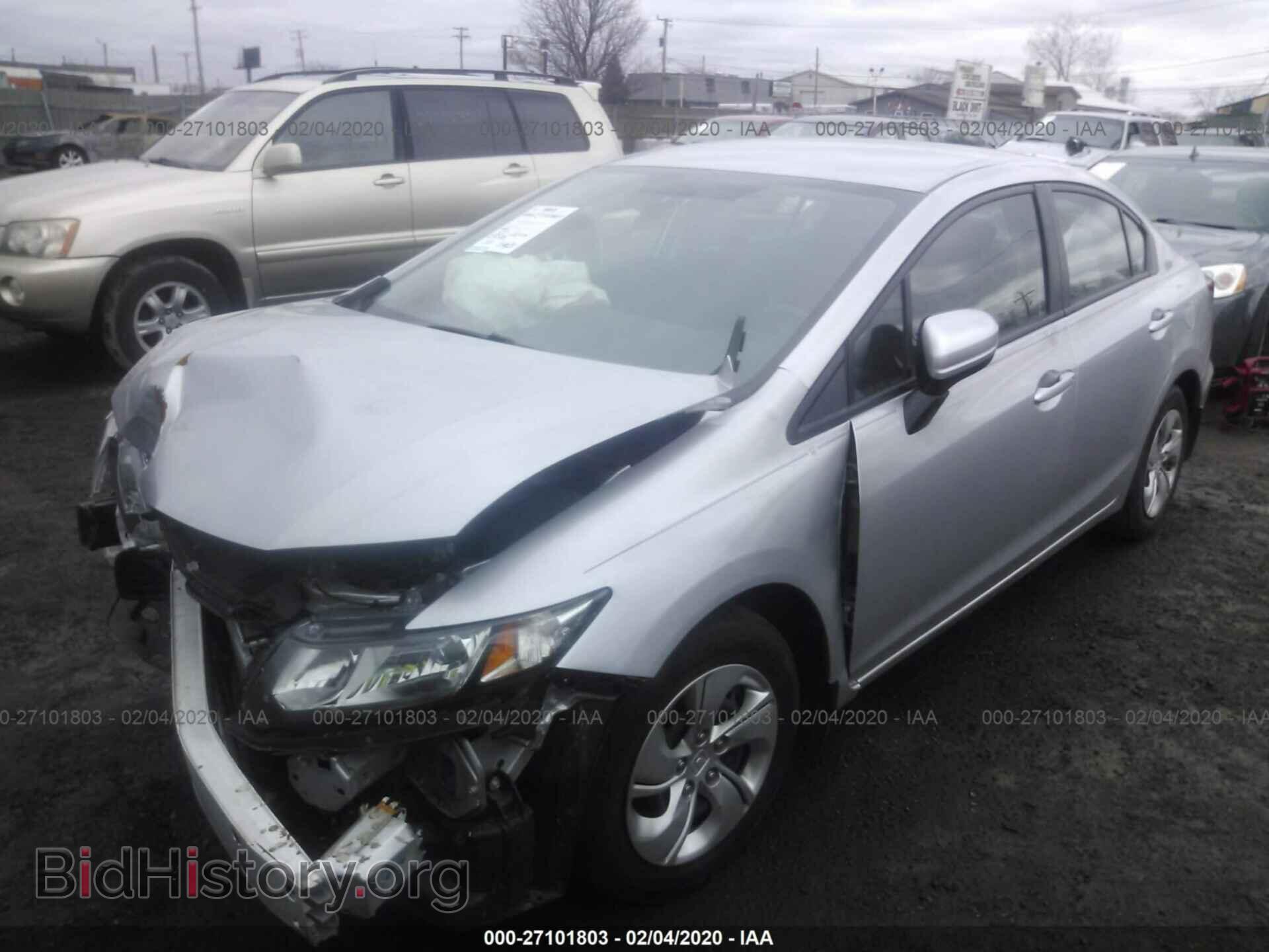 2014 HONDA CIVIC - VIN: 19XFB2F51EE072648 - Фото 2