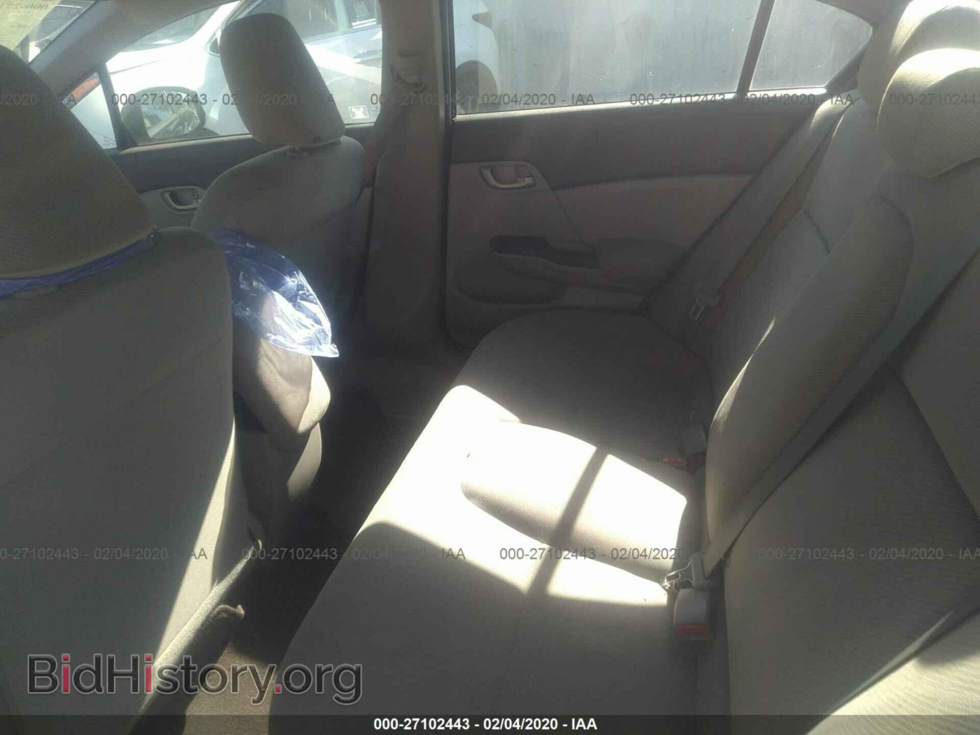 2012 HONDA CIVIC - VIN: 19XFB2F57CE386625 - Фото 8