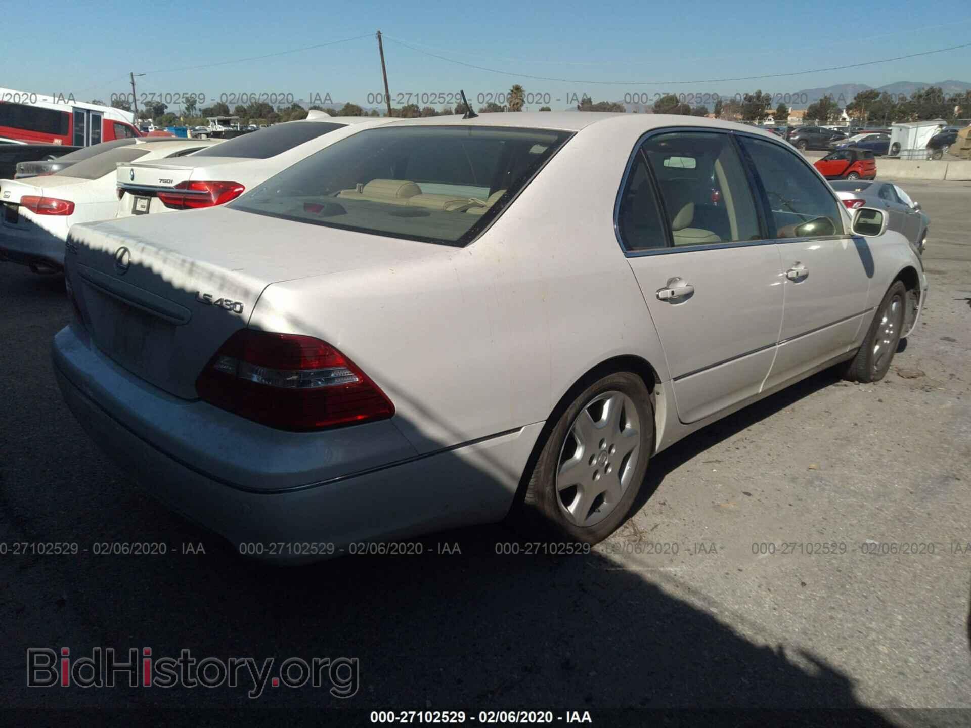 2004 LEXUS LS - VIN: JTHBN36F640164705 - Фото 4