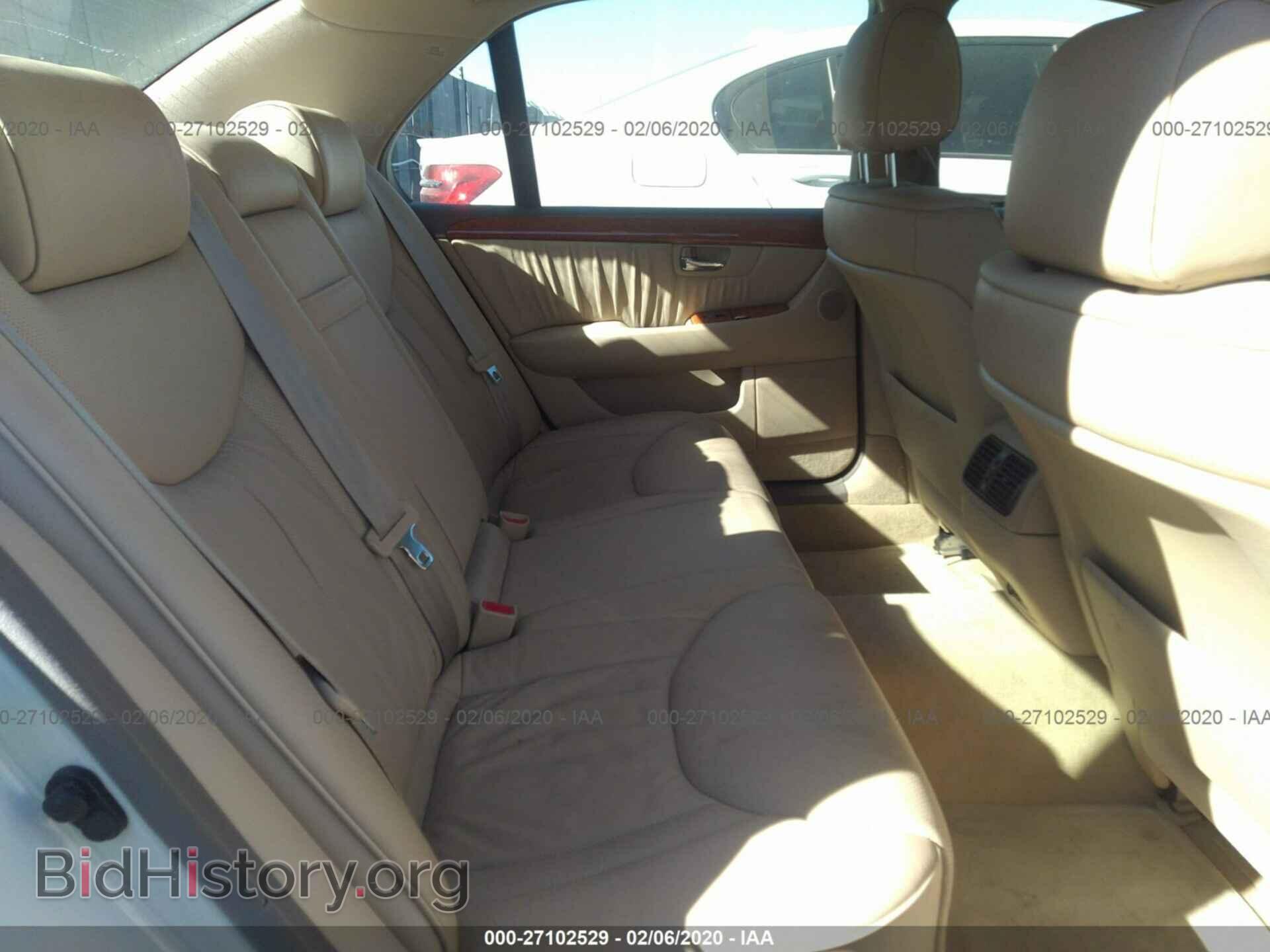 2004 LEXUS LS - VIN: JTHBN36F640164705 - Фото 8