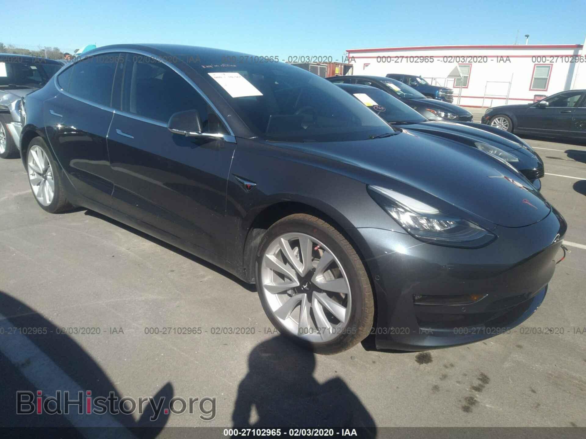 Photo 5YJ3E1EA6JF019919 - TESLA MODEL 3 2018