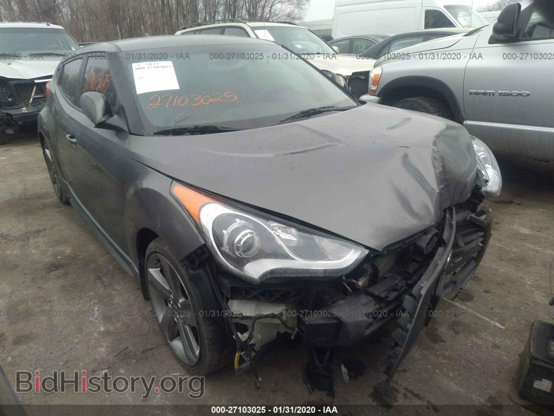 Photo KMHTC6AE2DU178472 - HYUNDAI VELOSTER 2013