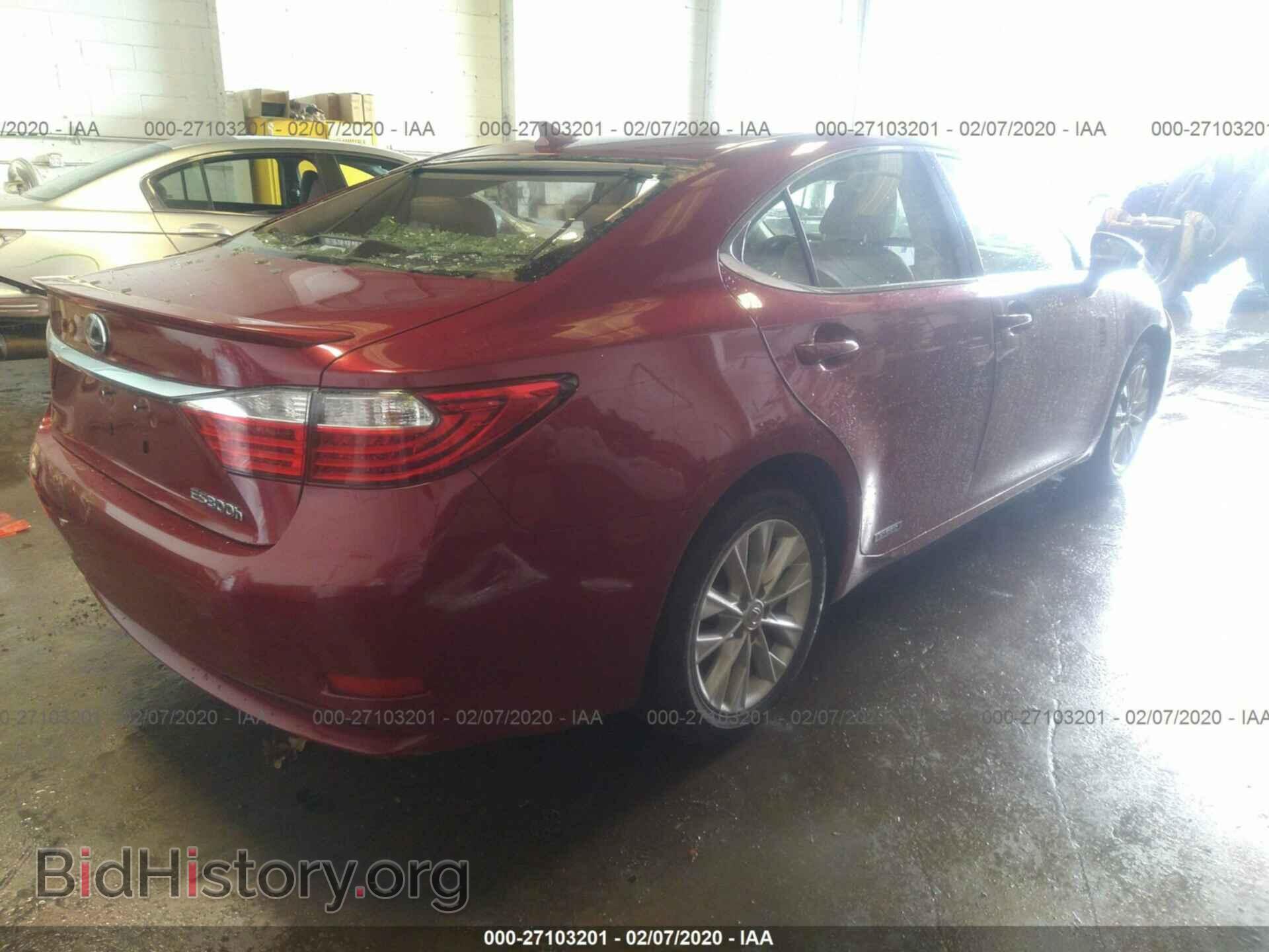 2013 LEXUS ES - VIN: JTHBW1GGXD2005750 - Photo 4
