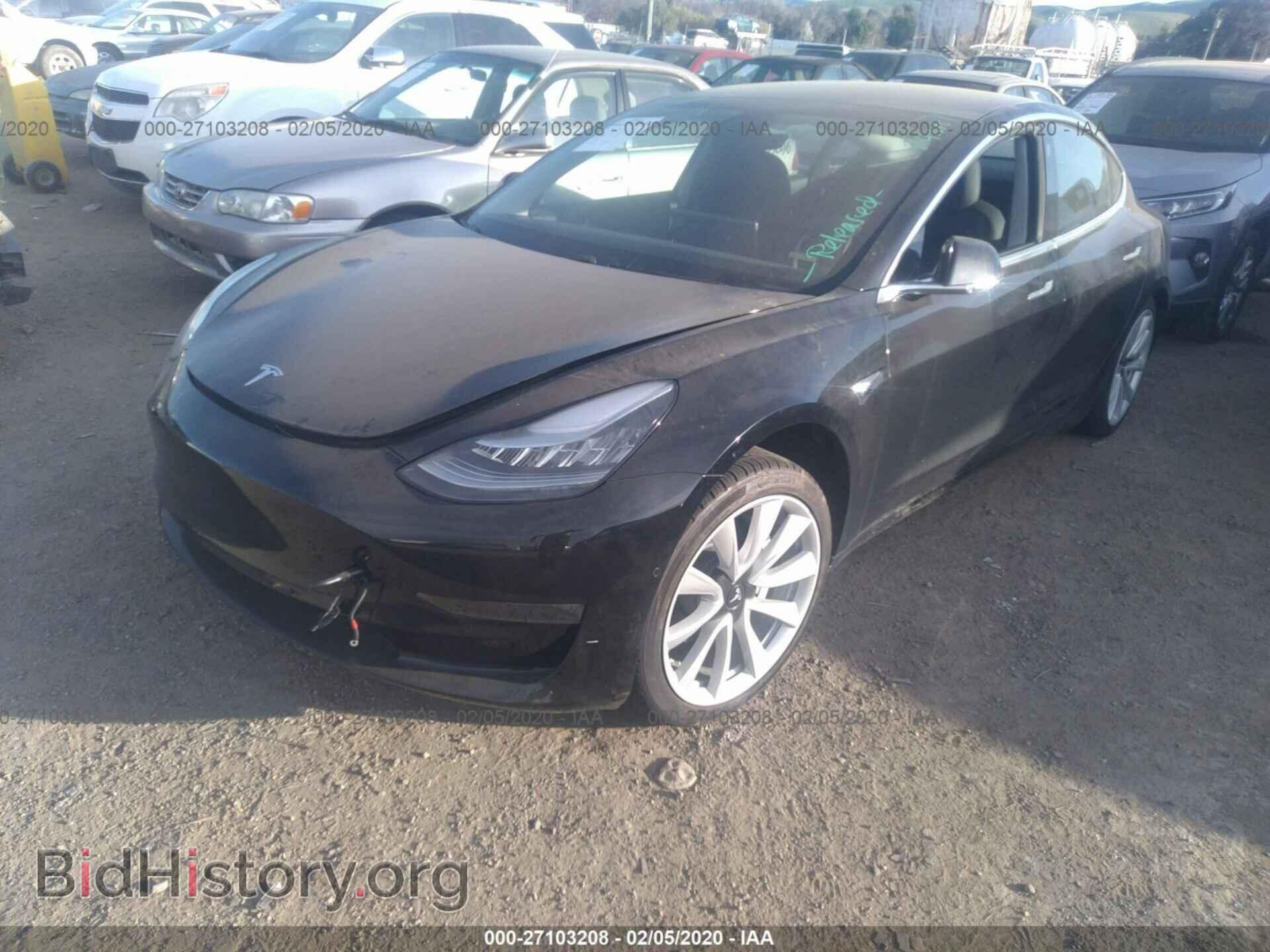2019 TESLA MODEL 3 - VIN: 5YJ3E1EA1KF417072 - Photo 2