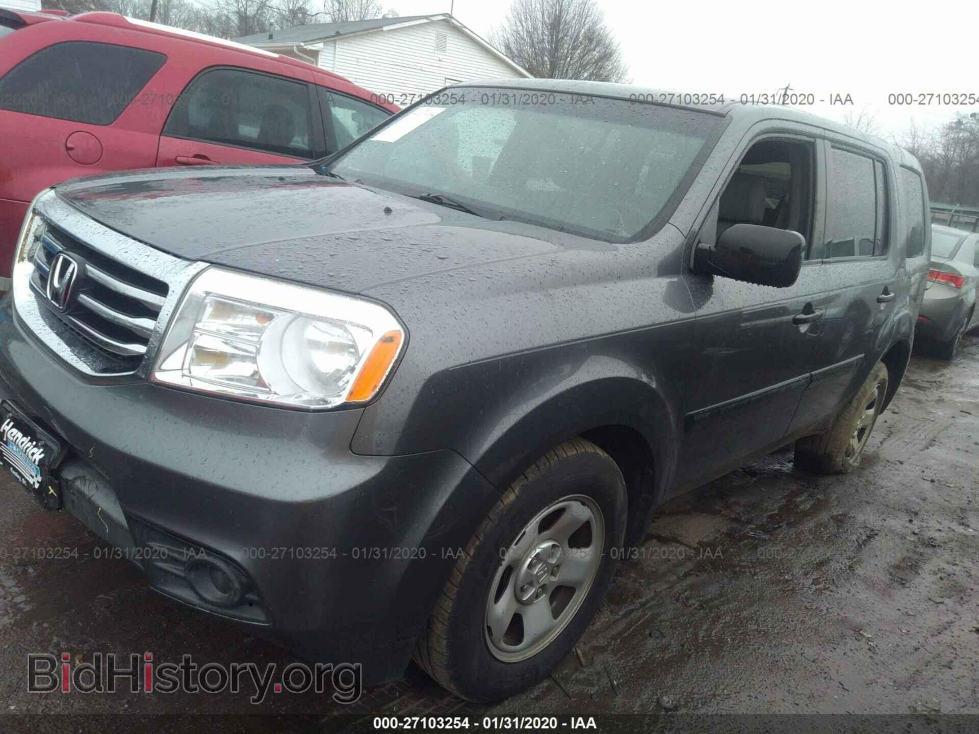2012 HONDA PILOT - VIN: 5FNYF3H21CB028727 - Photo 2