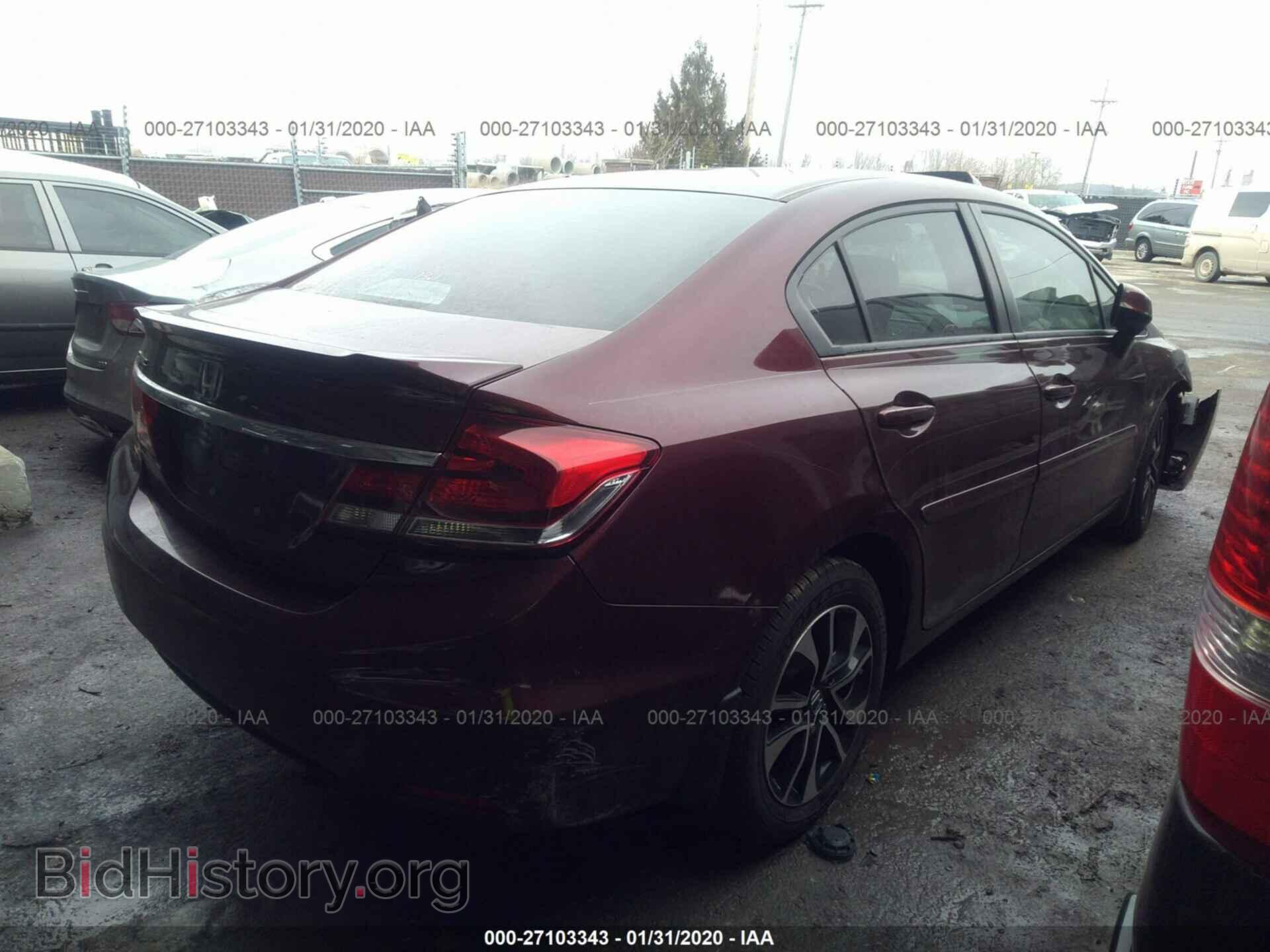 2013 HONDA CIVIC - VIN: 19XFB2F96DE021485 - Фото 4