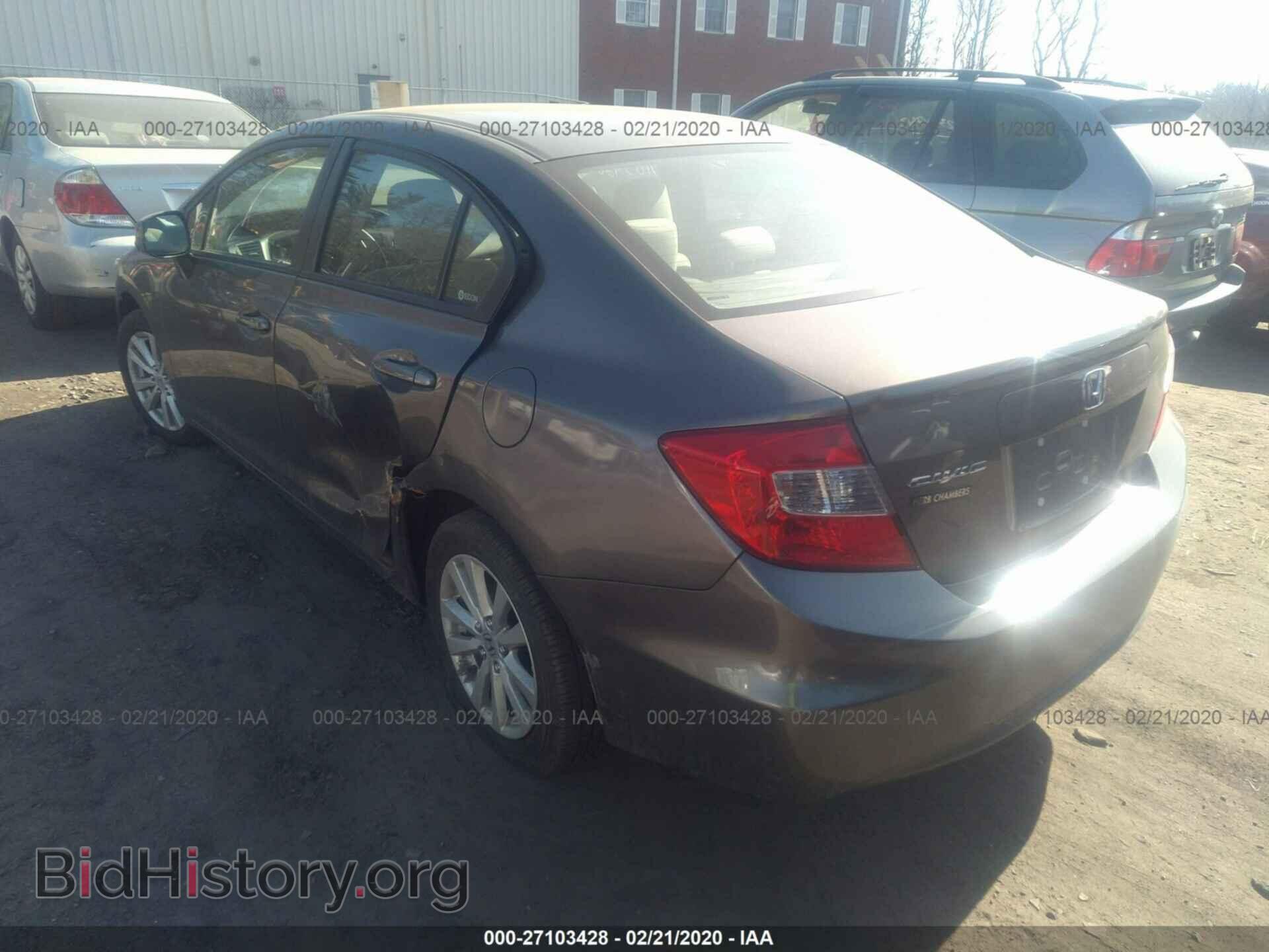 2012 HONDA CIVIC - VIN: 2HGFB2F86CH538667 - Photo 3