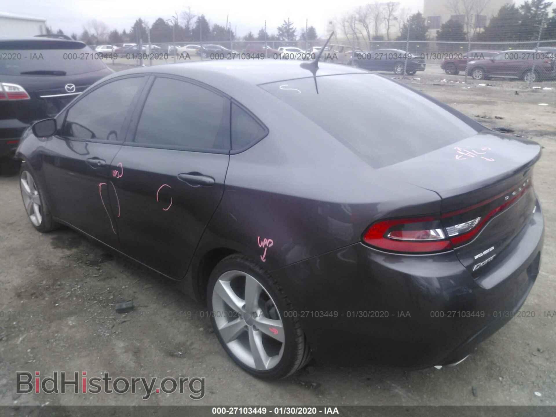 2014 DODGE DART - VIN: 1C3CDFEB8ED868301 - Фото 3
