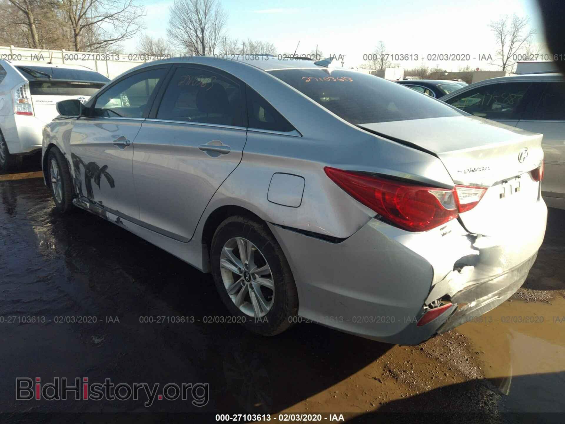 2014 HYUNDAI SONATA - VIN: 5NPEB4AC0EH905767 - Фото 3