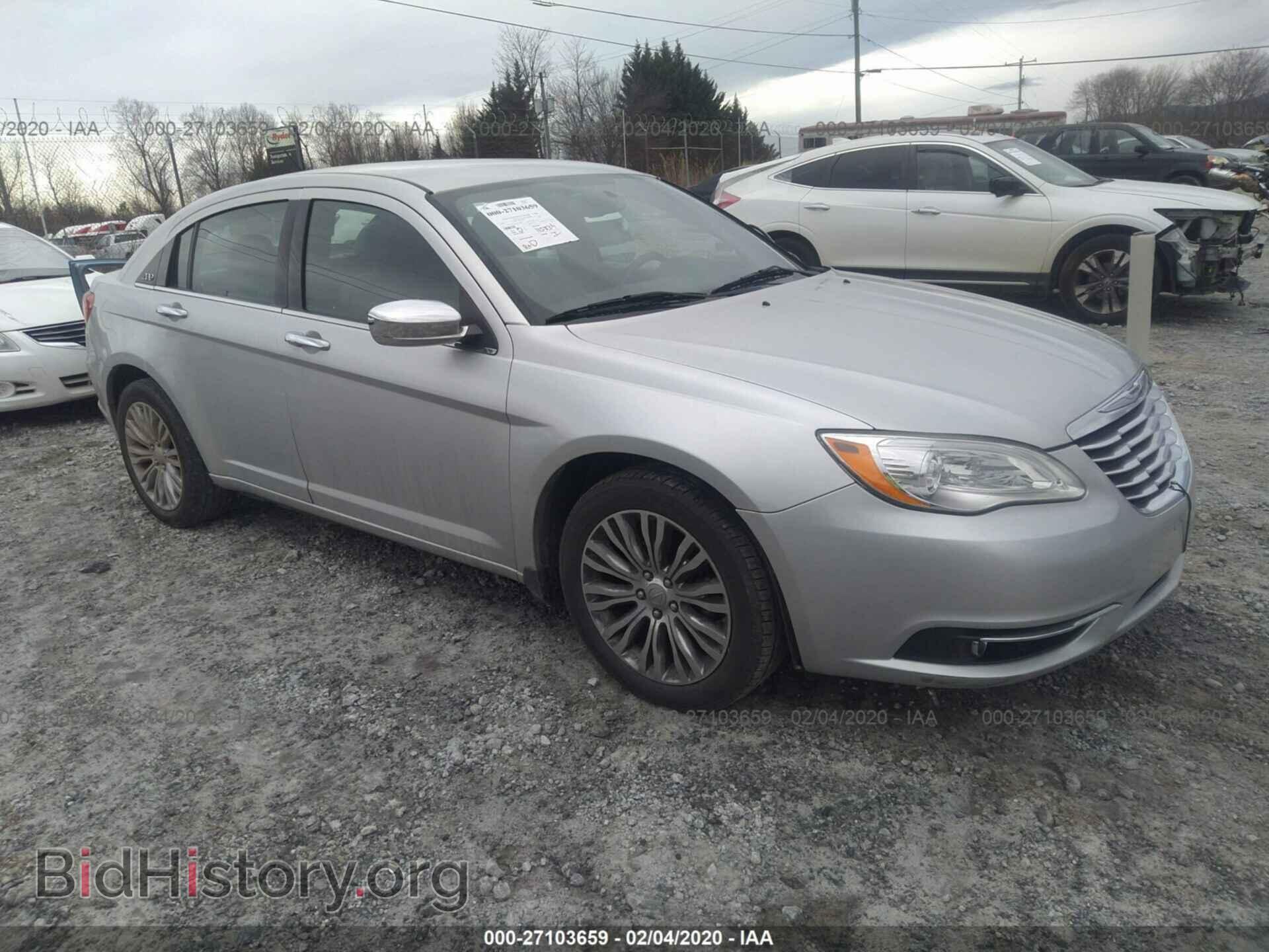 Фотография 1C3CCBCG0CN279440 - CHRYSLER 200 2012