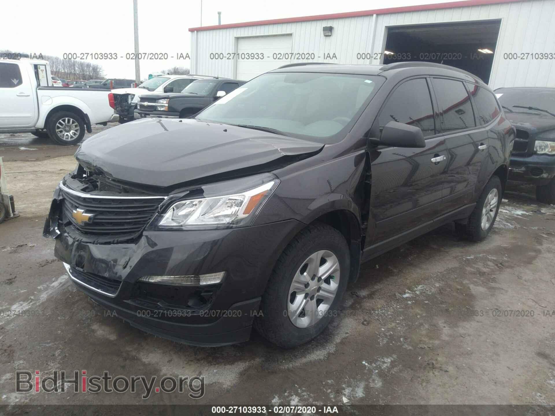 2016 CHEVROLET TRAVERSE - VIN: 1GNKRFED9GJ306722 - Фото 2