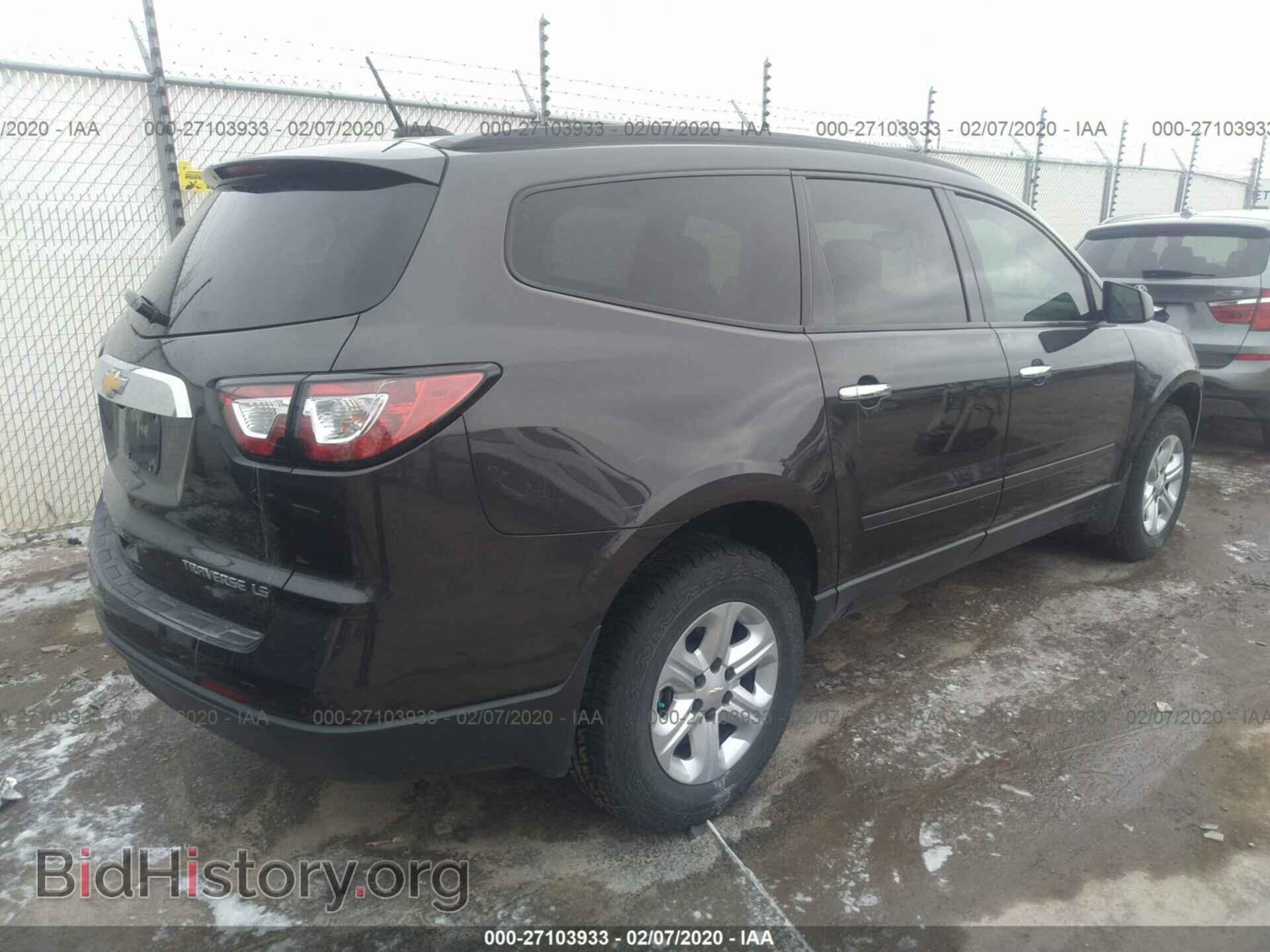 2016 CHEVROLET TRAVERSE - VIN: 1GNKRFED9GJ306722 - Фото 4