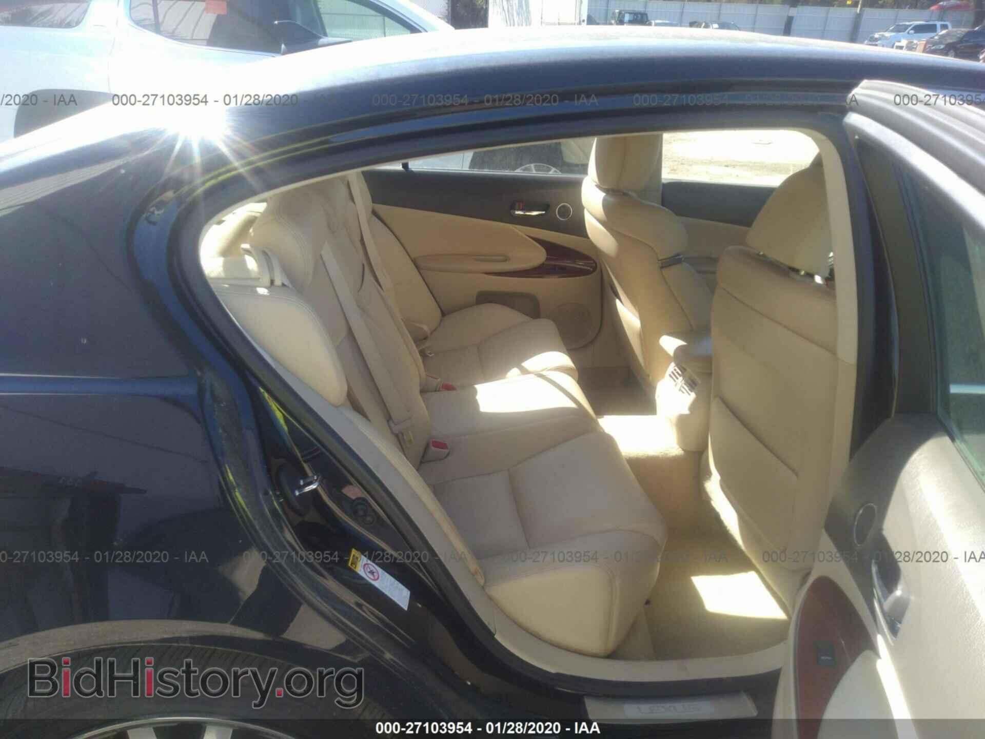 2010 LEXUS GS - VIN: JTHBC1KS9A5022019 - Photo 8