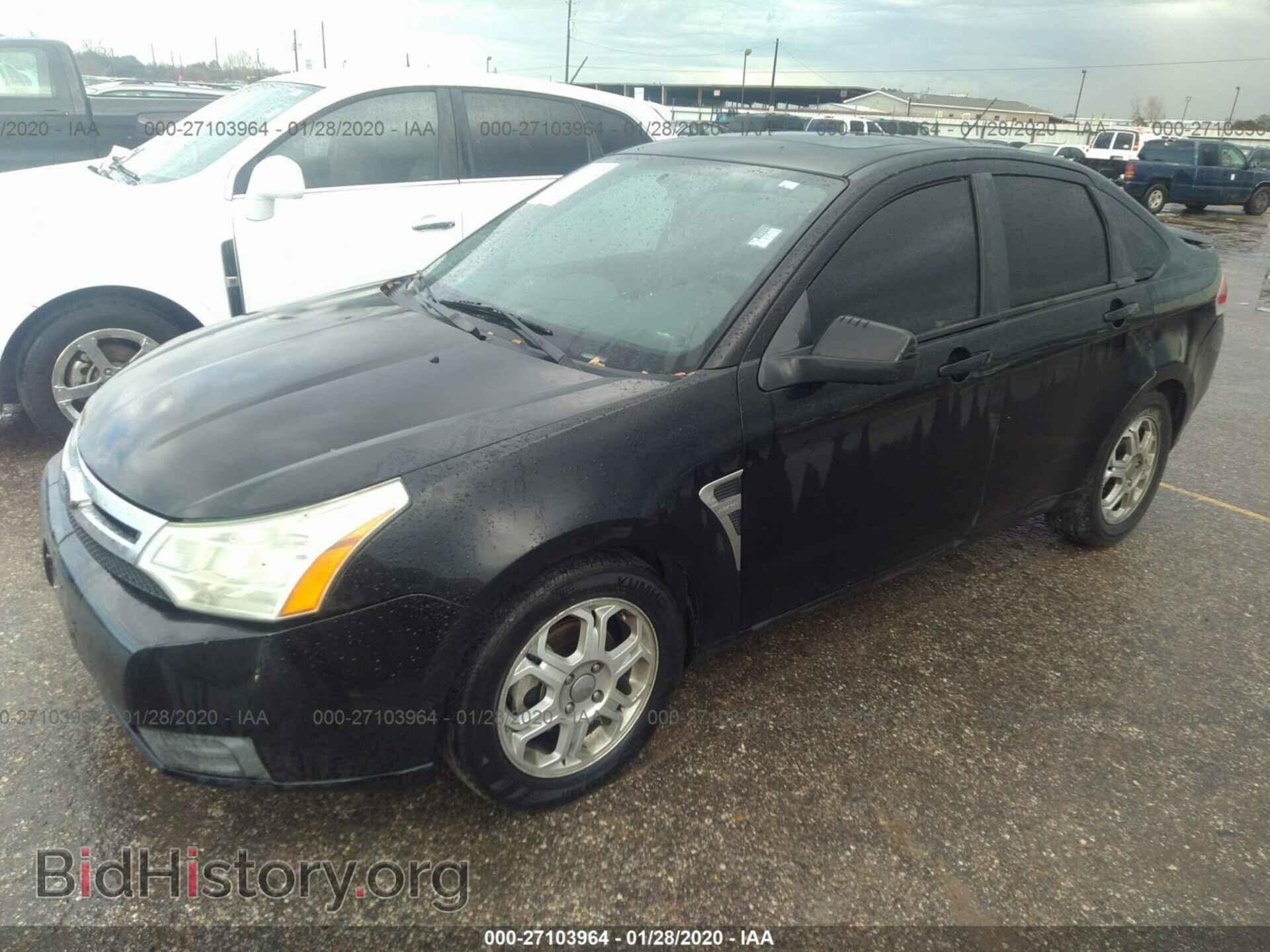 2008 FORD FOCUS - VIN: 1FAHP35N98W255121 - Фото 2