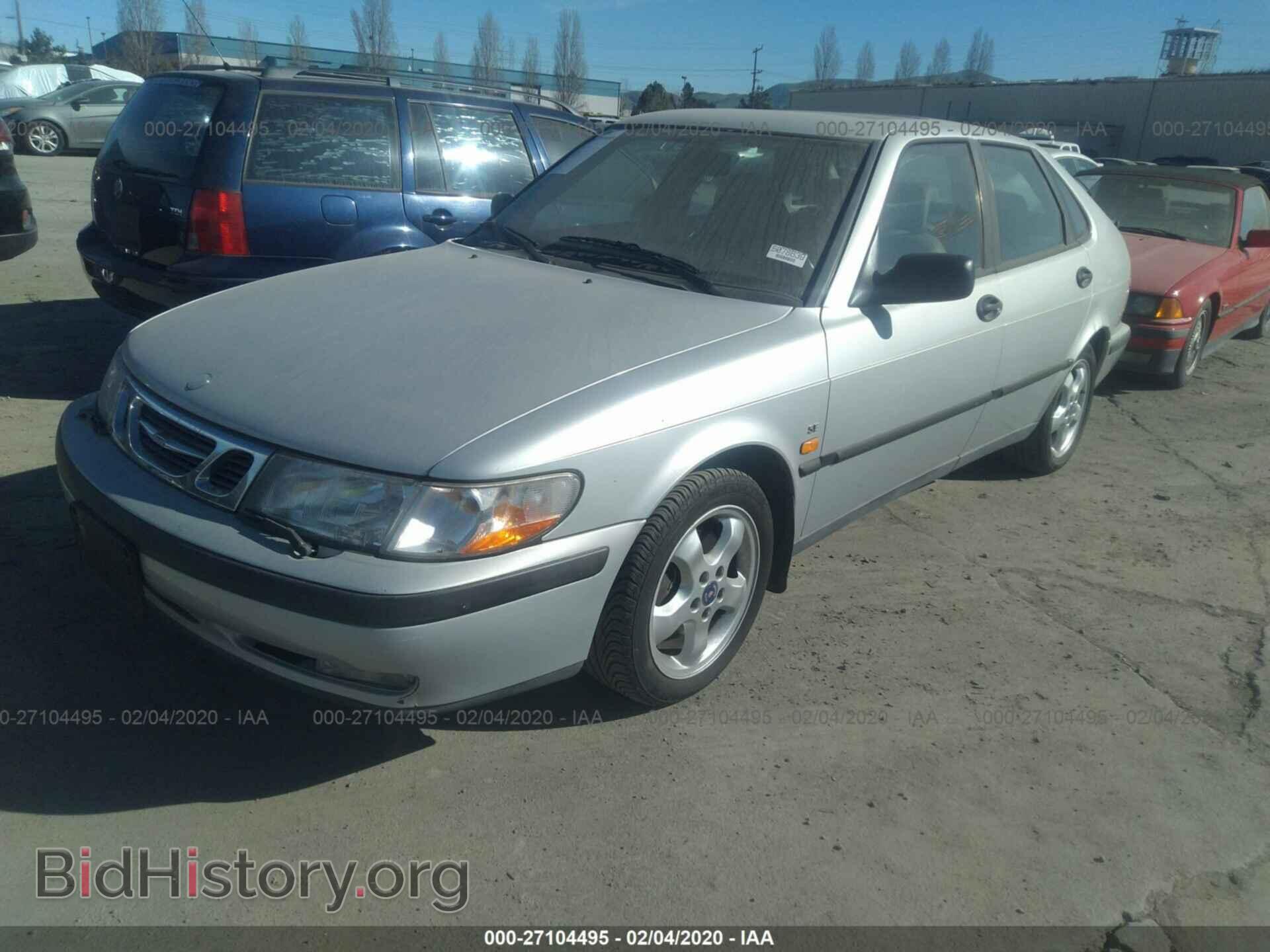 1999 SAAB 9-3 - VIN: YS3DF58N1X2070675 - Фото 2