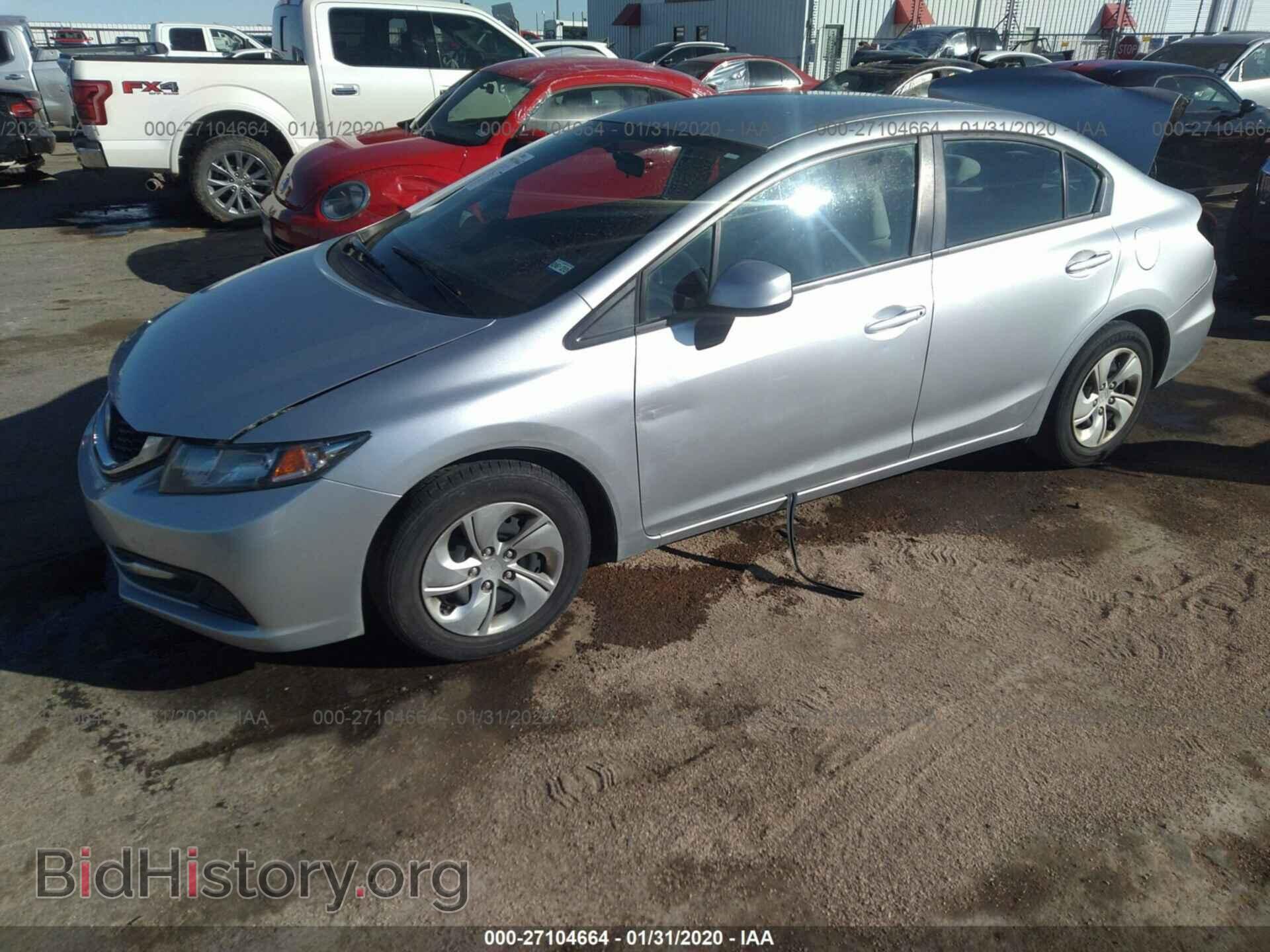 2013 HONDA CIVIC - VIN: 2HGFB2F59DH582041 - Фото 2