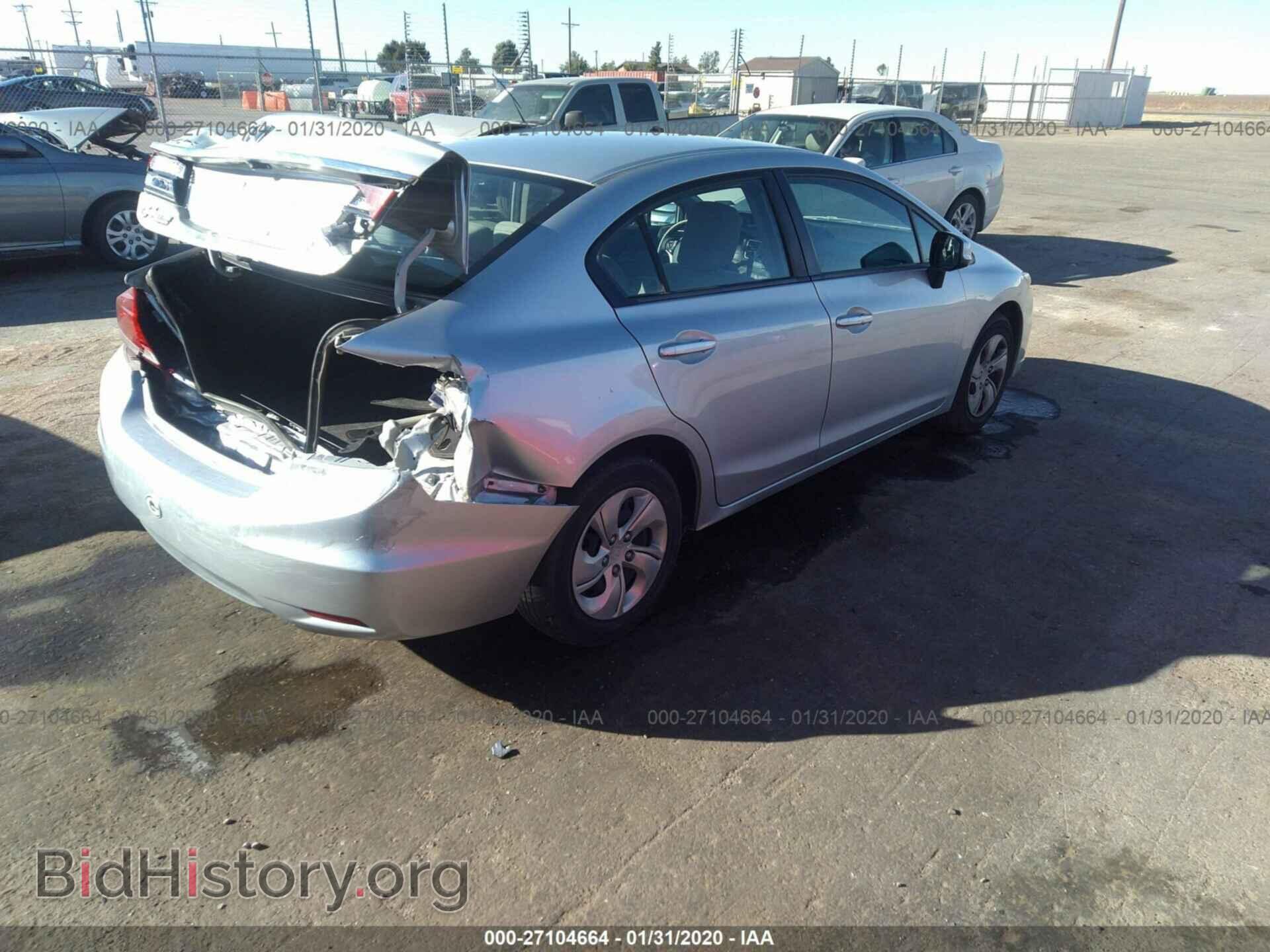 2013 HONDA CIVIC - VIN: 2HGFB2F59DH582041 - Фото 4
