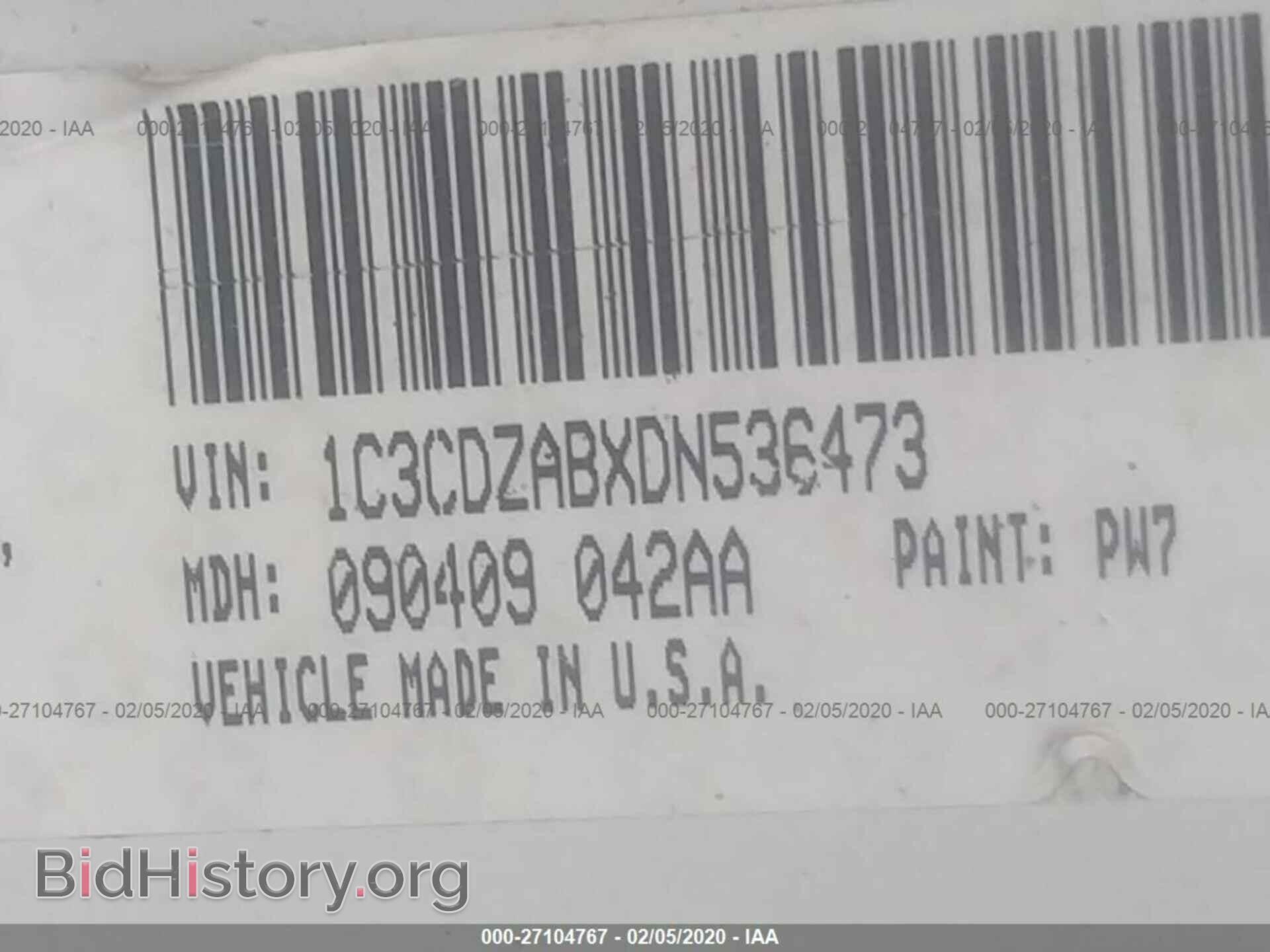2013 DODGE AVENGER - VIN: 1C3CDZABXDN536473 - Photo 9