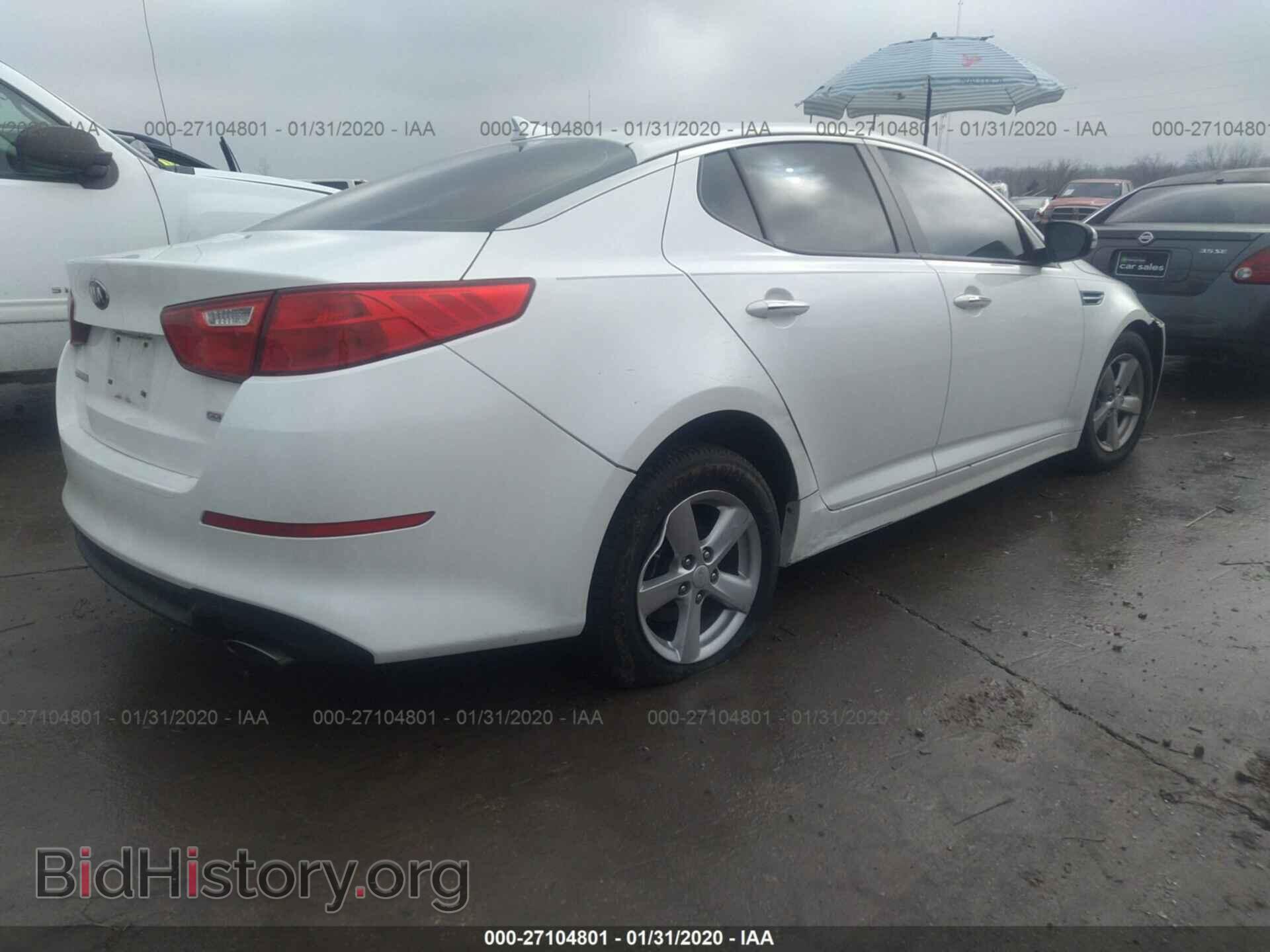 2015 KIA OPTIMA - VIN: KNAGM4A79F5642666 - Фото 4