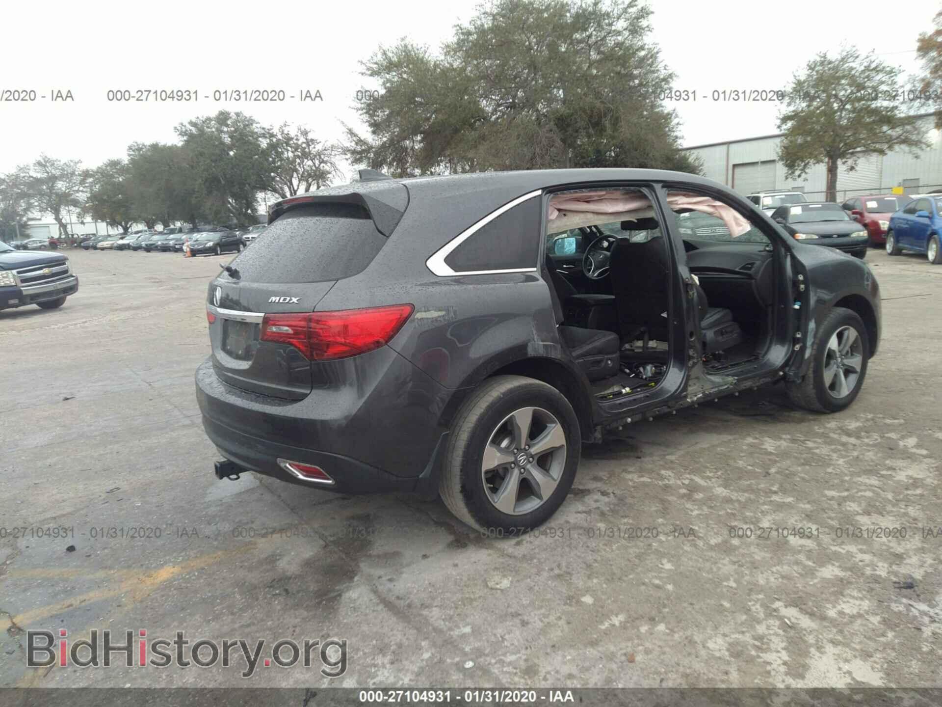 2014 ACURA MDX - VIN: 5FRYD3H25EB001683 - Photo 4
