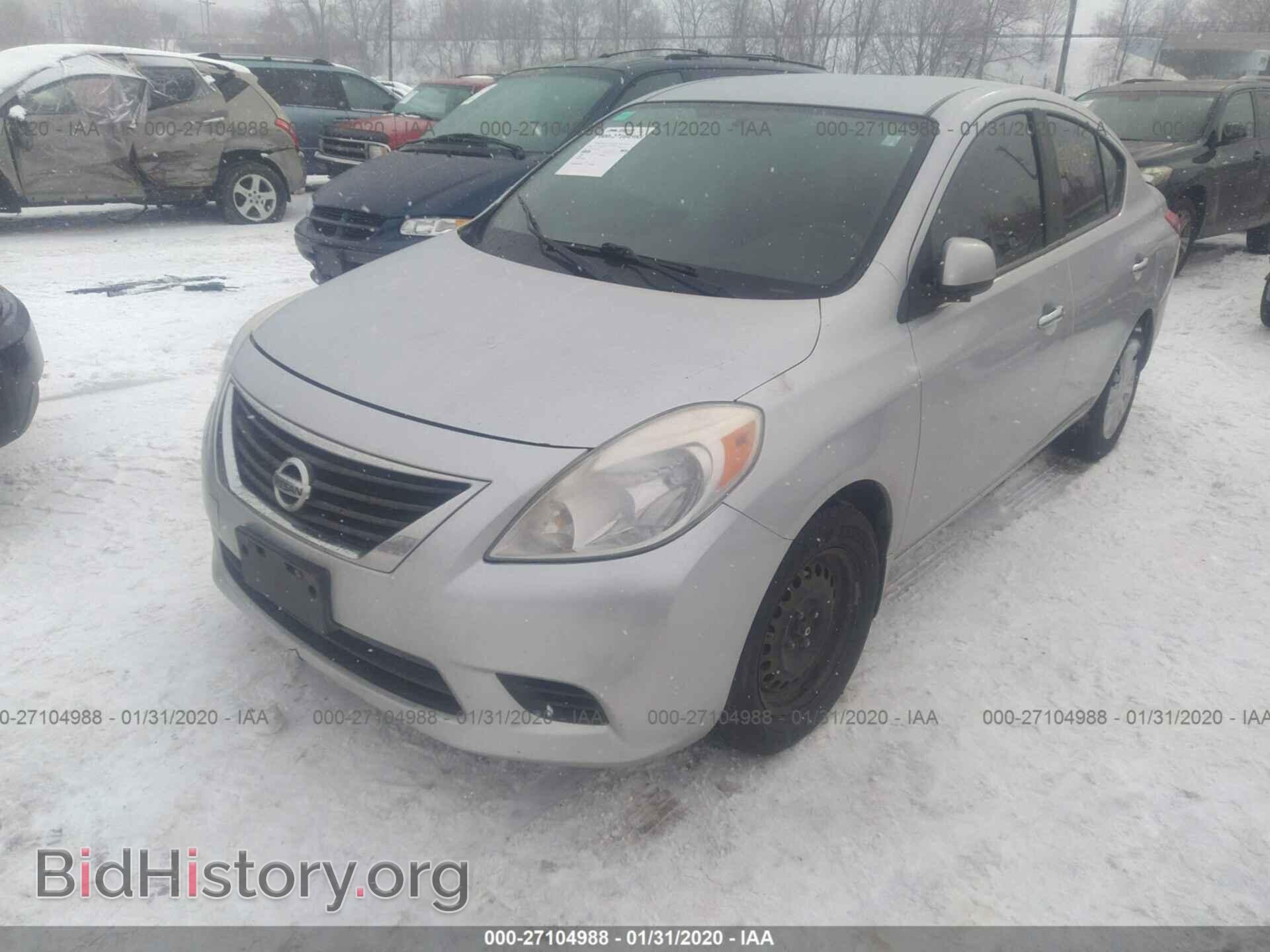 2012 NISSAN VERSA - VIN: 3N1CN7AP8CL901601 - Фото 2
