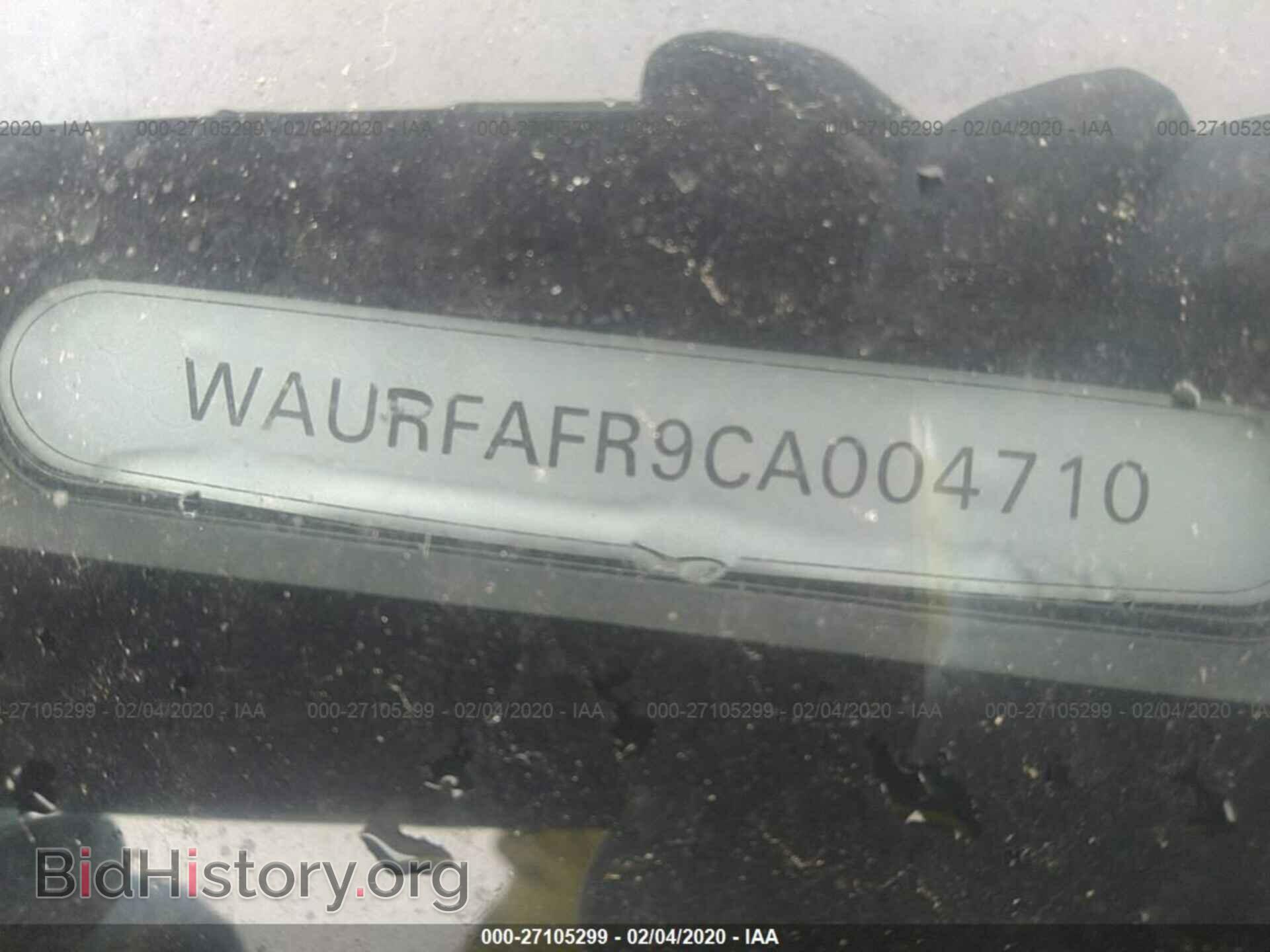 2012 AUDI A5 - VIN: WAURFAFR9CA004710 - Фото 9