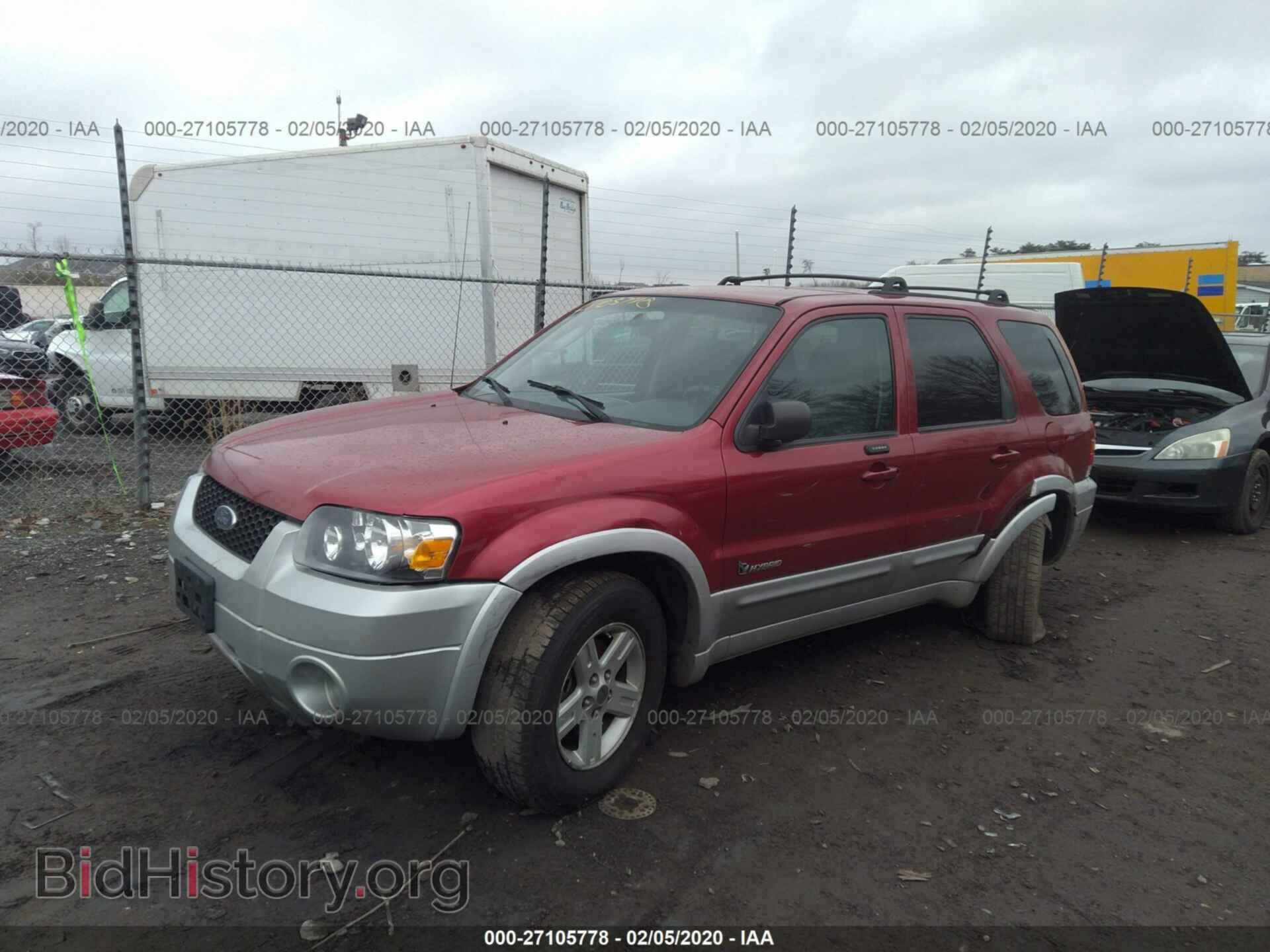 2005 FORD ESCAPE - VIN: 1FMCU96HX5KC74199 - Фото 2