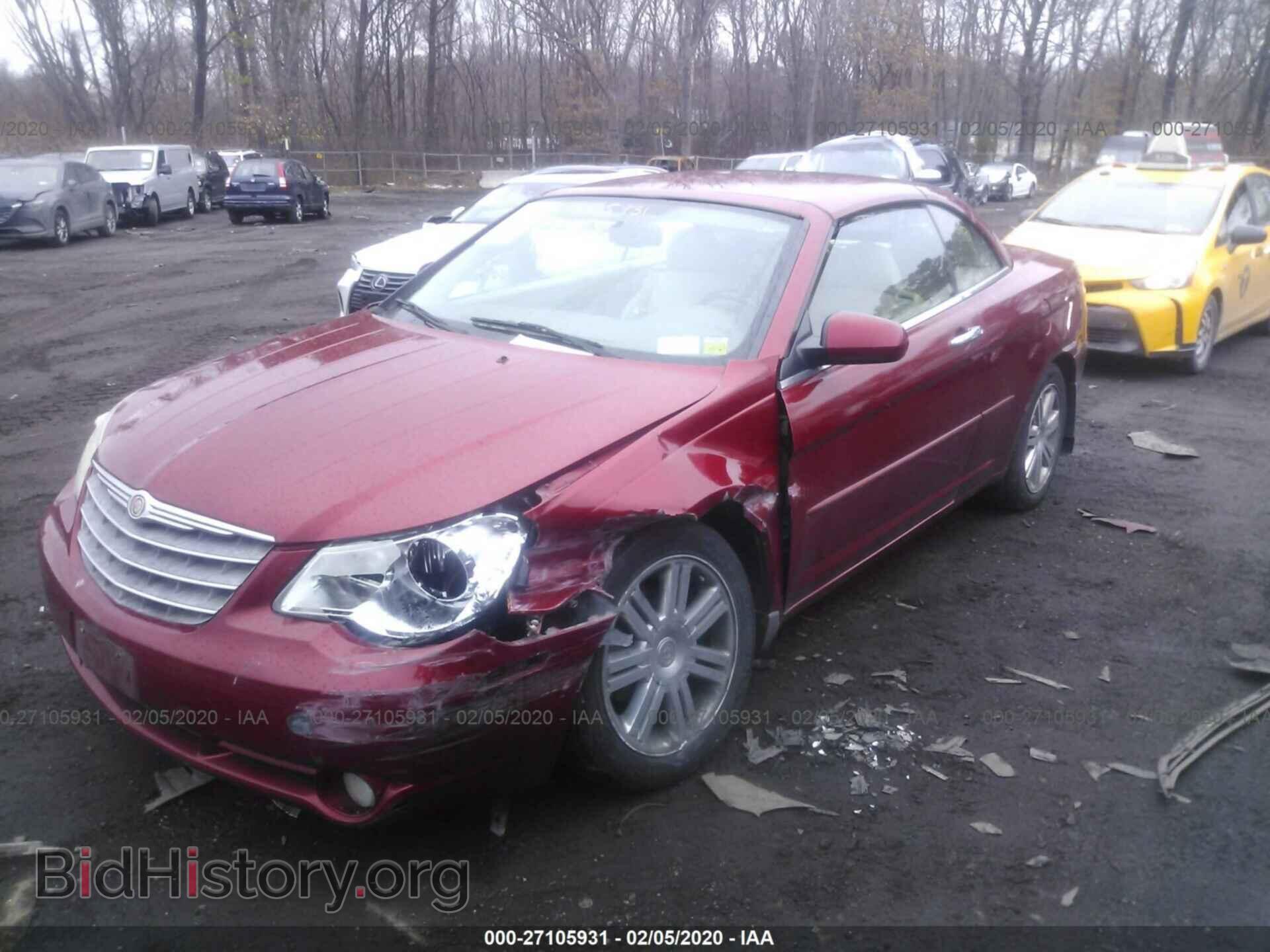 2008 CHRYSLER SEBRING - VIN: 1C3LC65M98N186868 - Фото 2