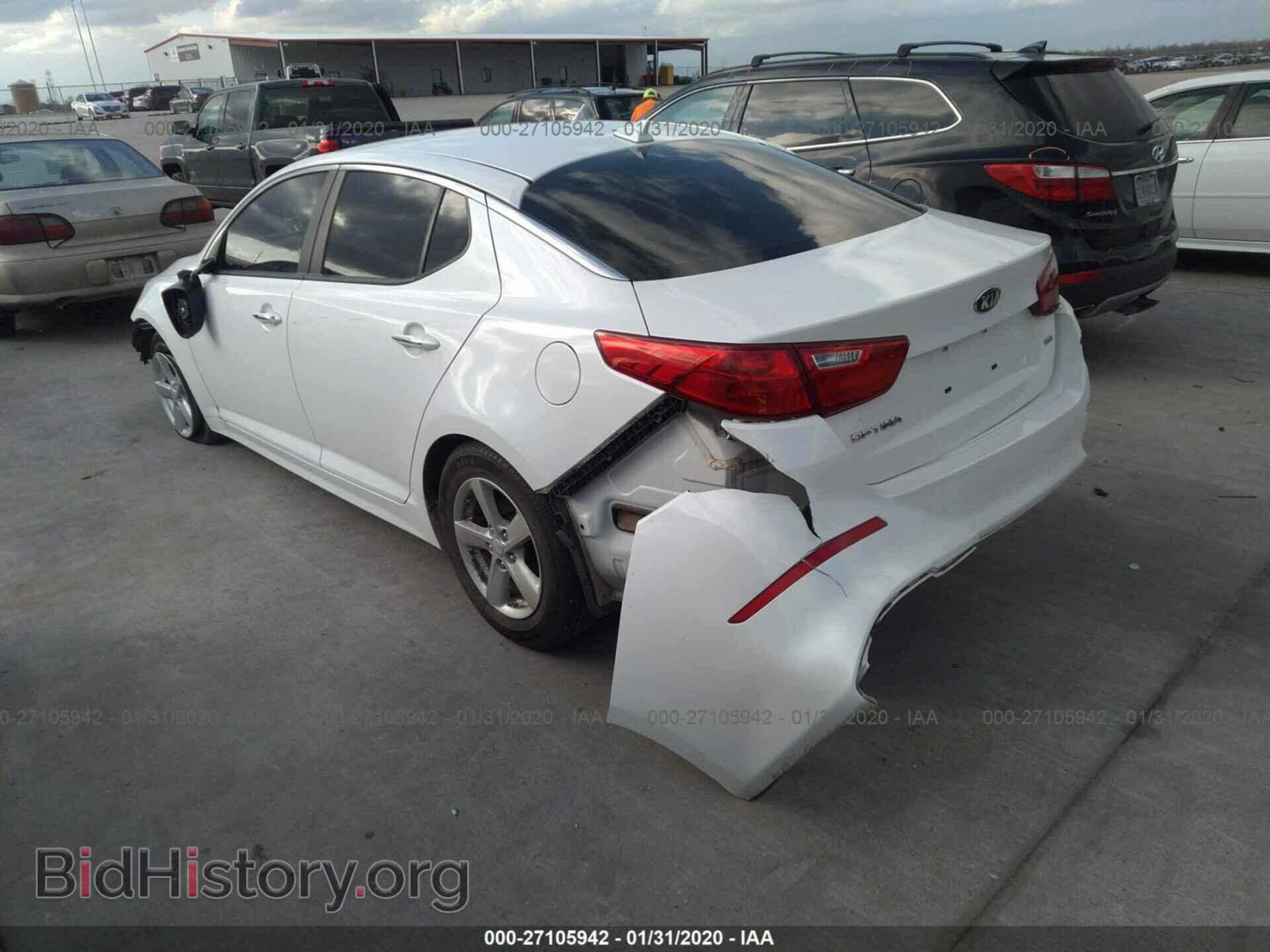 2014 KIA OPTIMA - VIN: KNAGM4A75E5469632 - Photo 3