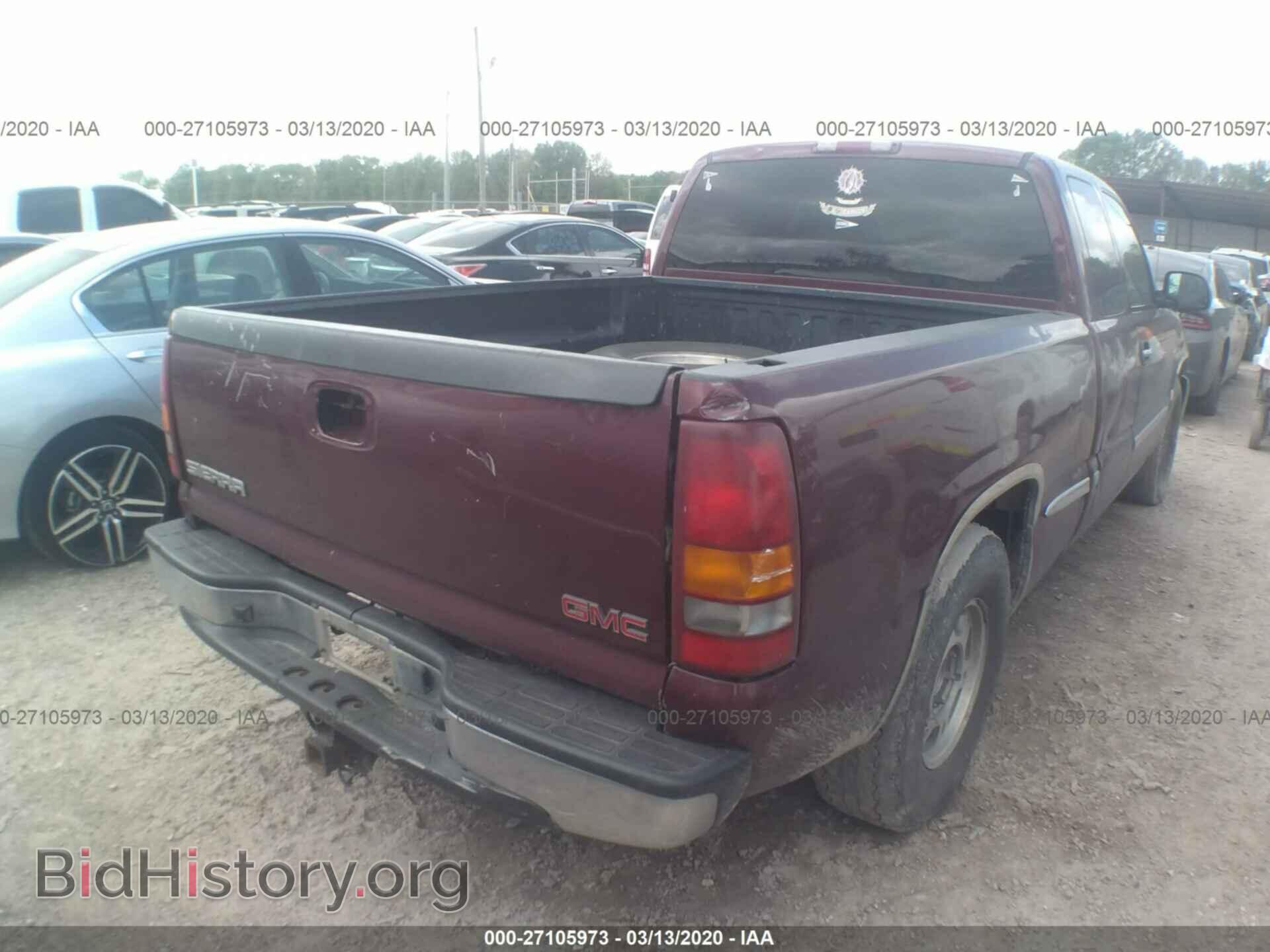 2002 GMC NEW SIERRA - VIN: 2GTEC19V221370682 - Фото 4