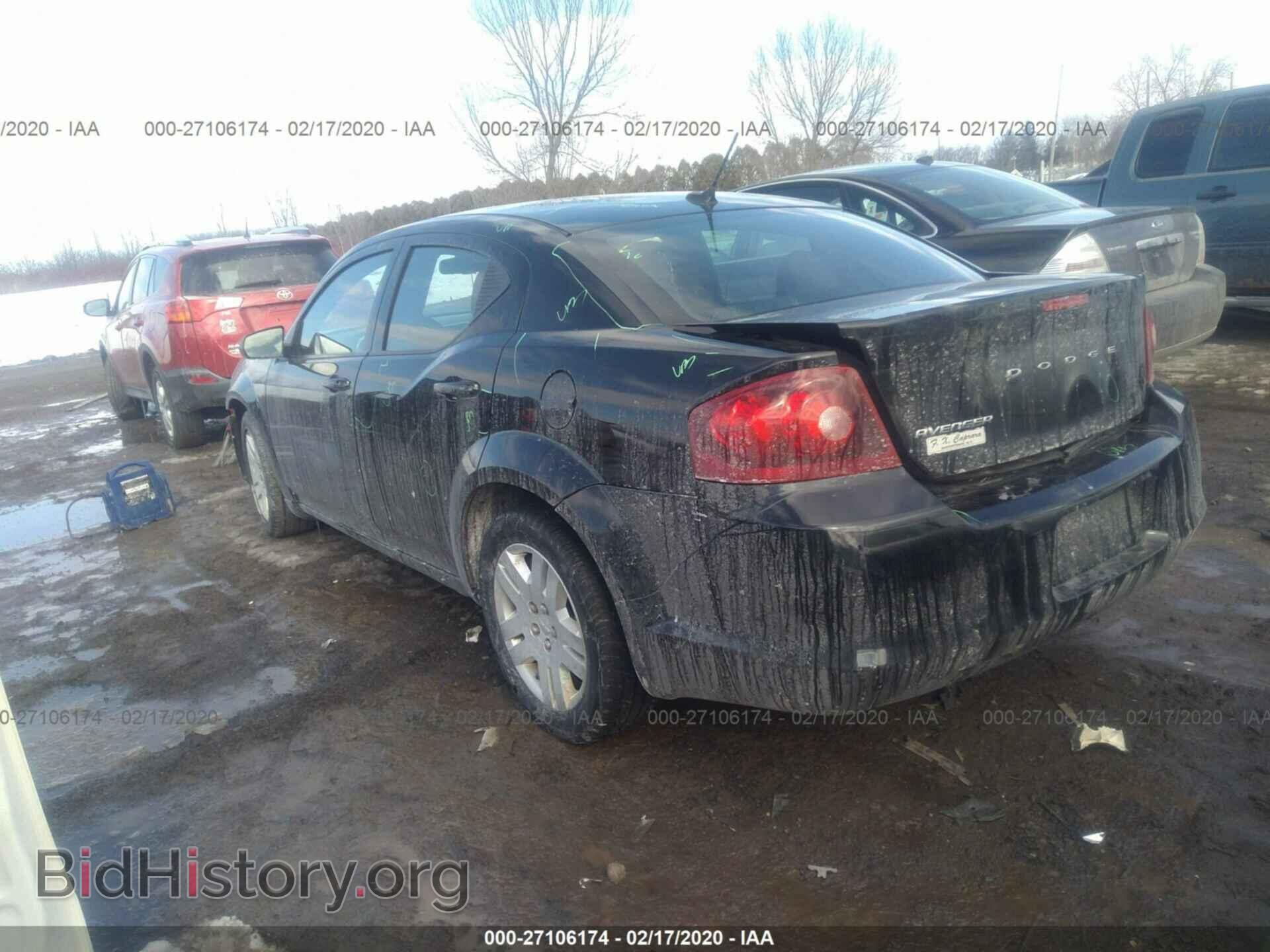 2013 DODGE AVENGER - VIN: 1C3CDZAB2DN700461 - Фото 3