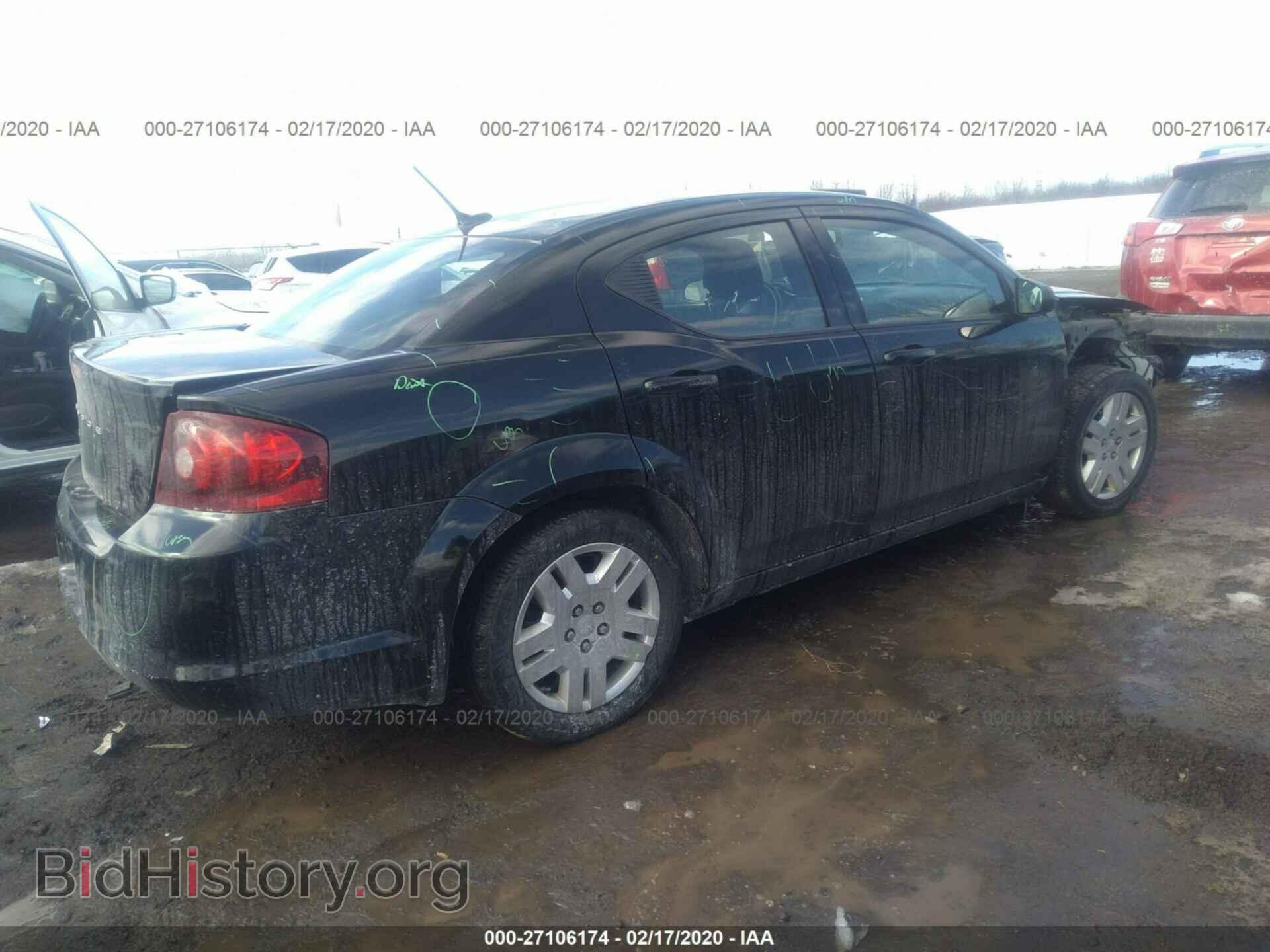 2013 DODGE AVENGER - VIN: 1C3CDZAB2DN700461 - Фото 4