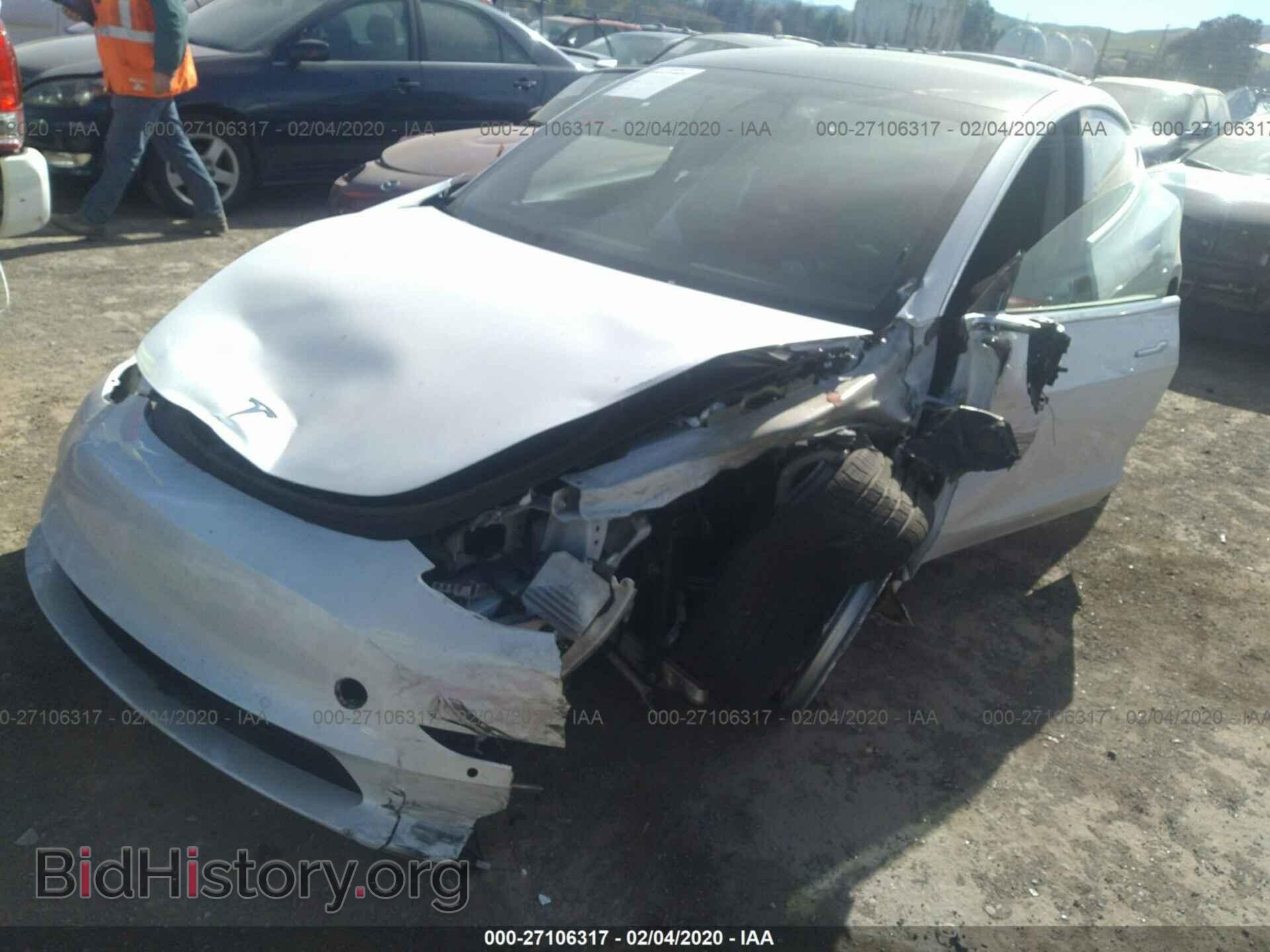 2020 TESLA MODEL 3 - VIN: 5YJ3E1EA2LF598717 - Фото 2