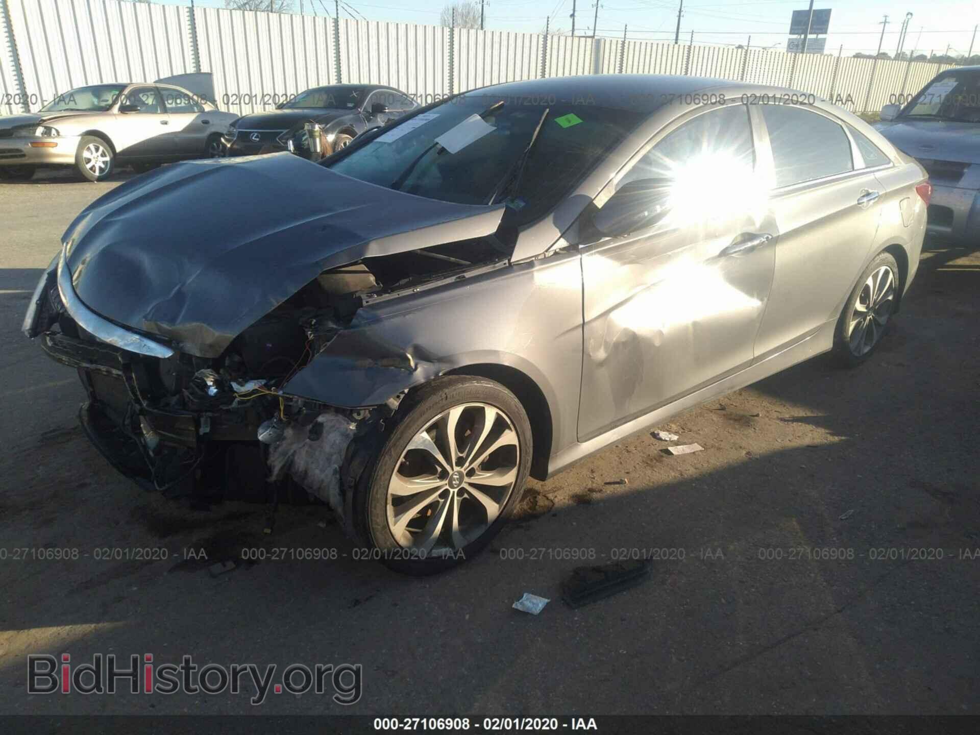 2014 HYUNDAI SONATA - VIN: 5NPEC4AB4EH823173 - Фото 2