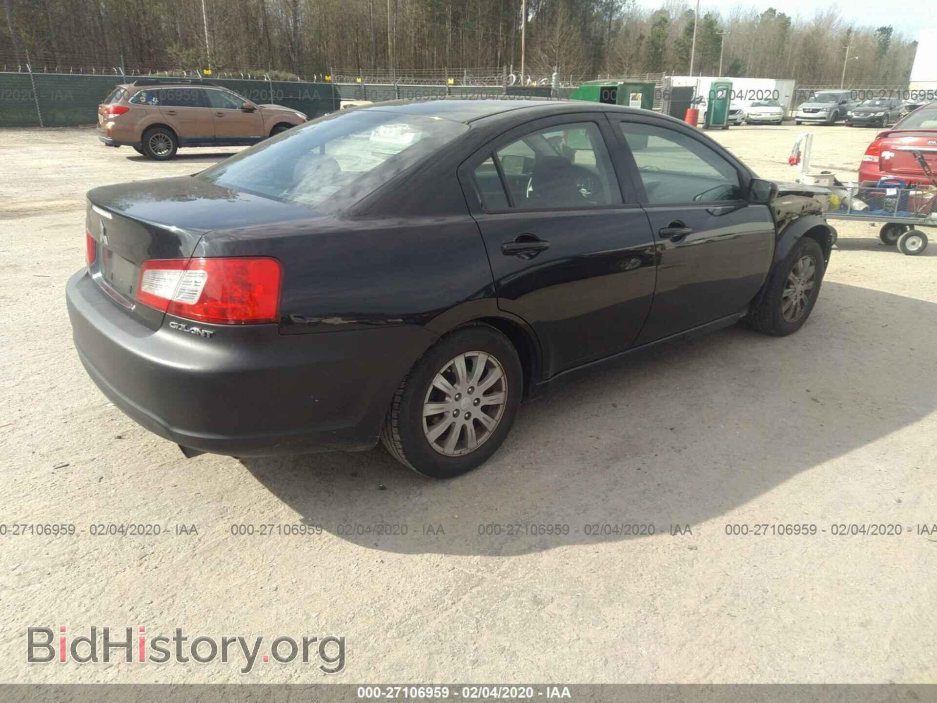 2012 MITSUBISHI GALANT - VIN: 4A32B2FF0CE018092 - Фото 4